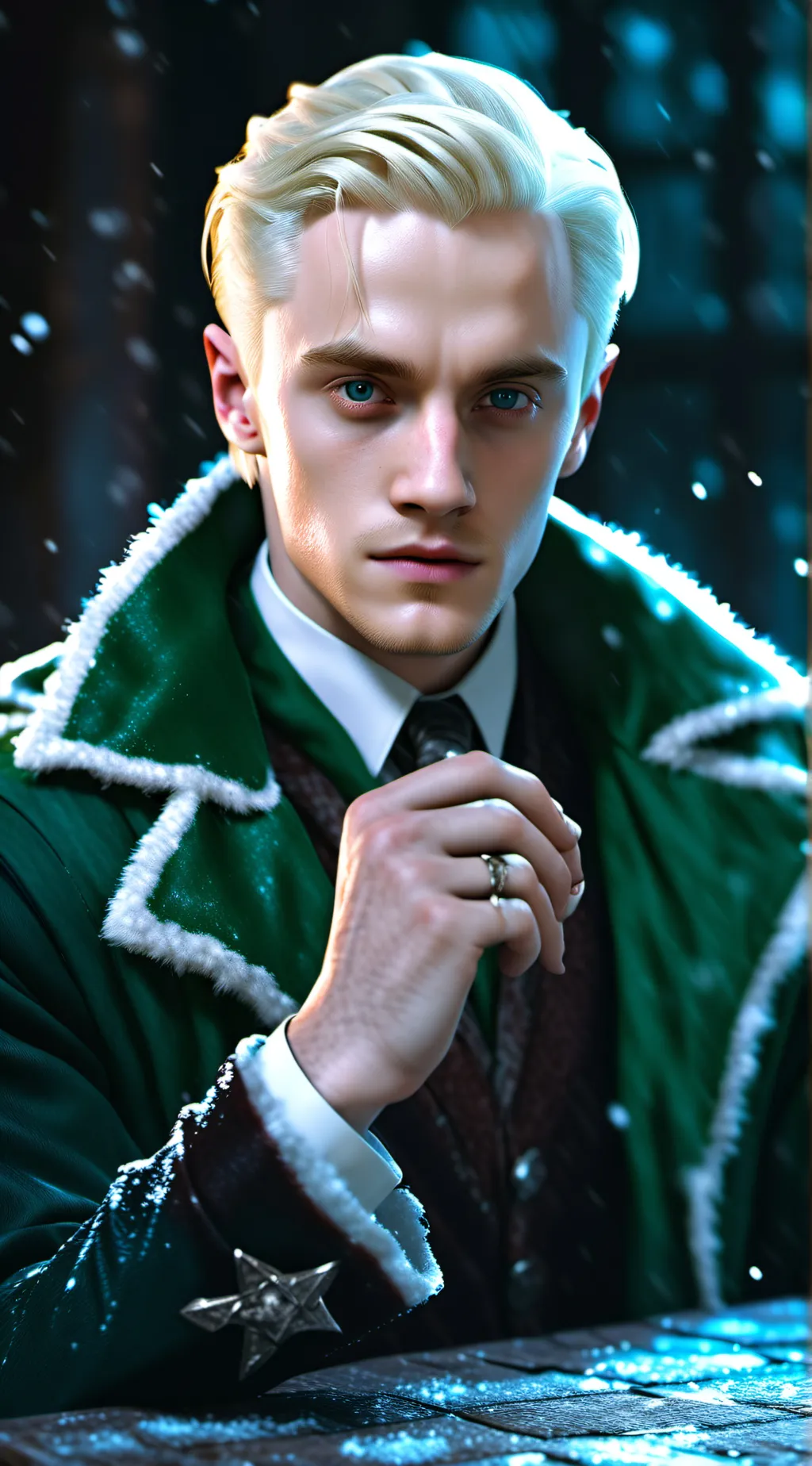 ai character: Draco Malfoy  background
