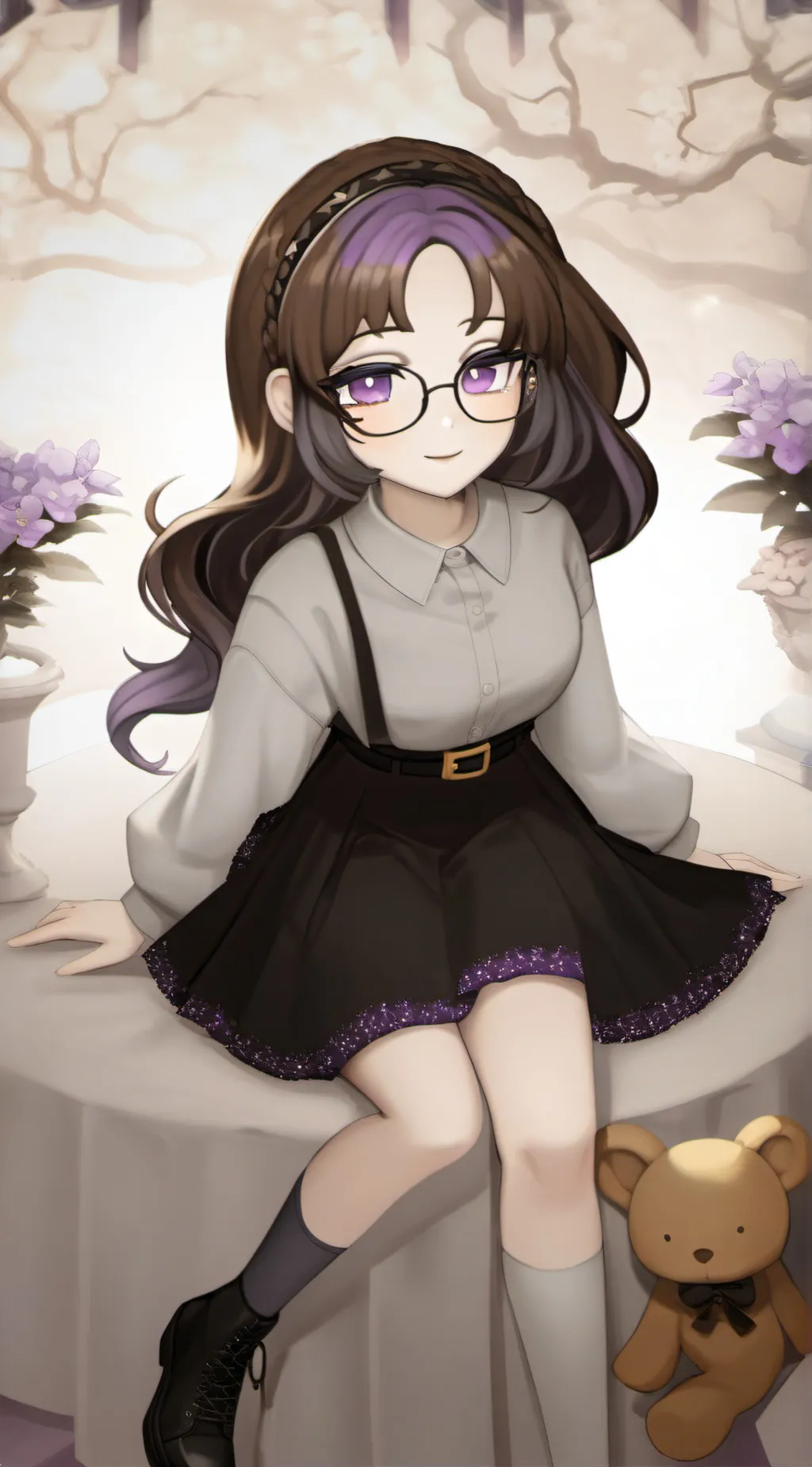 ai character: Abby  background