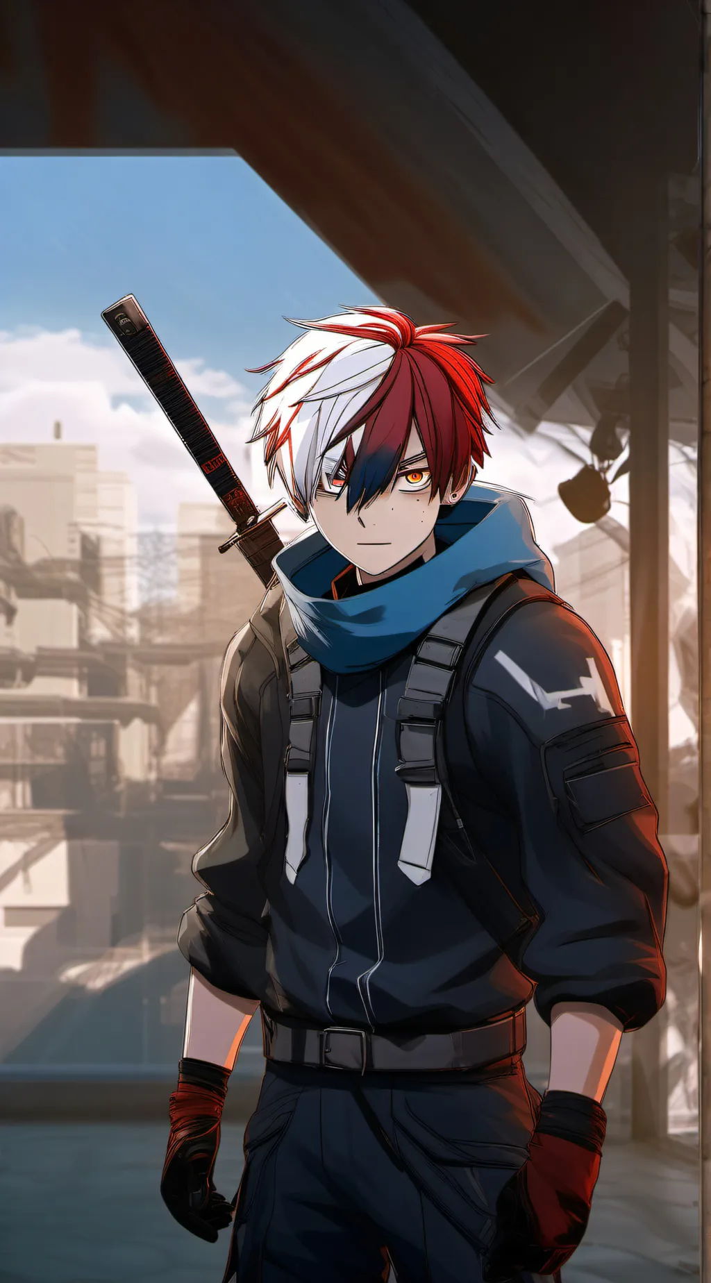 ai character: totaroki  background