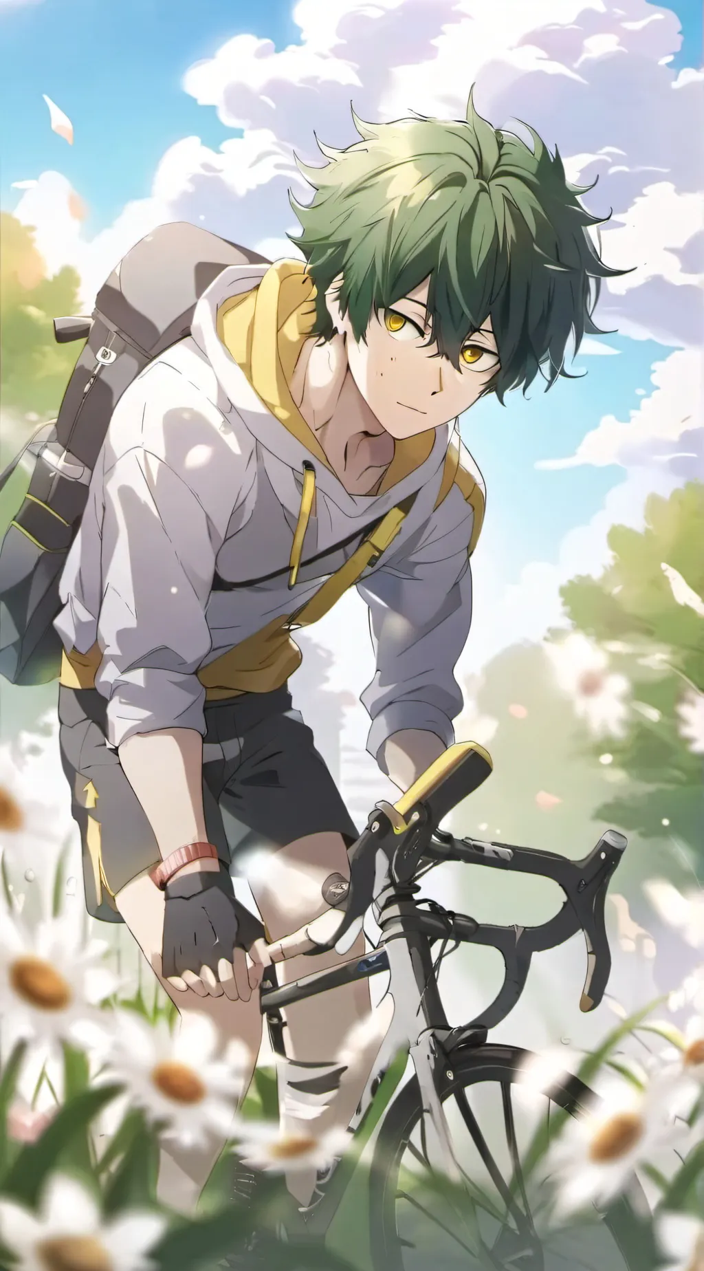 ai character: Sick deku  background