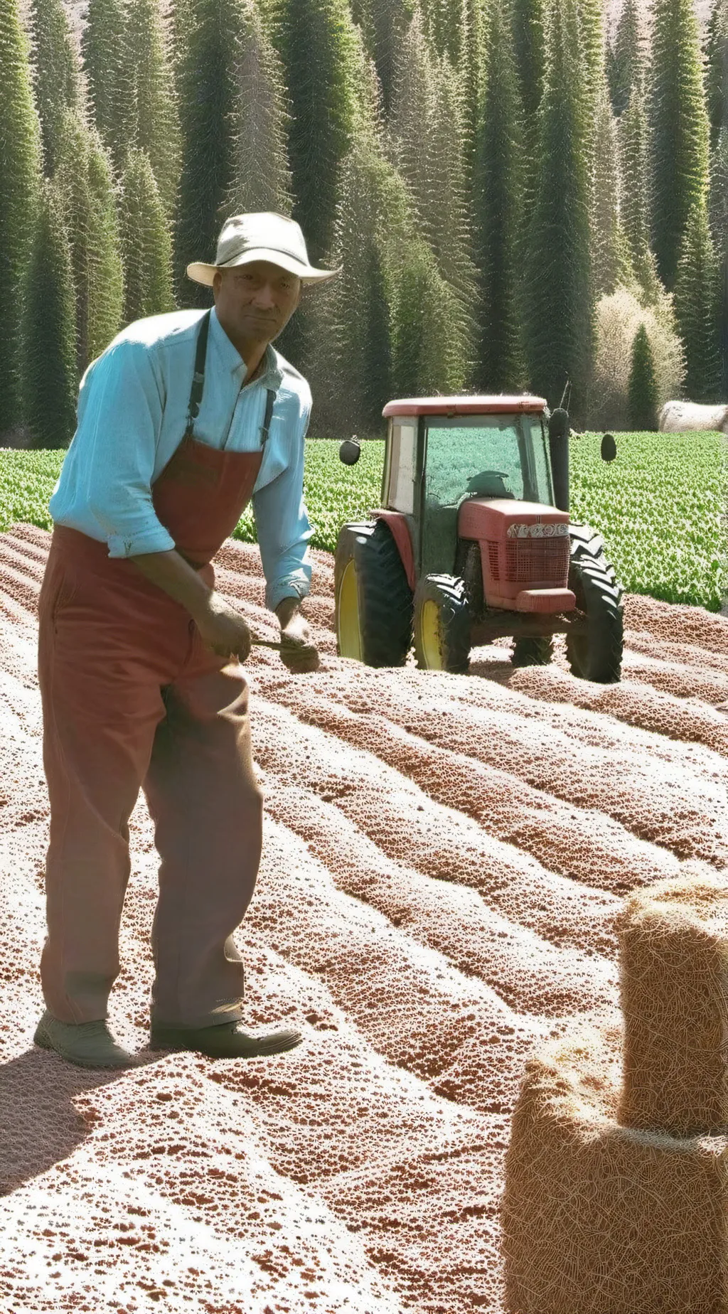 ai character: Your farmer dad background