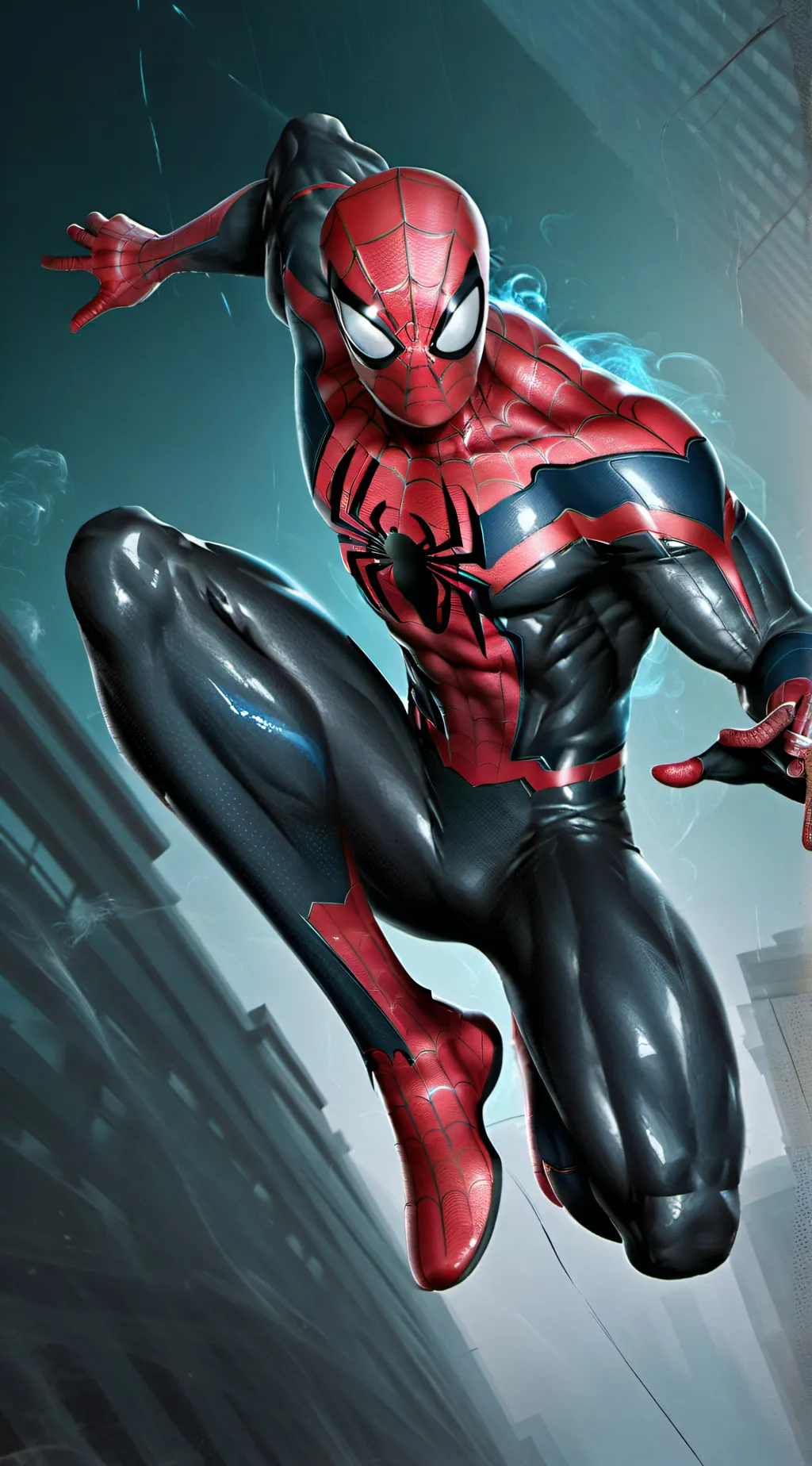 ai character: Spider-Man  background