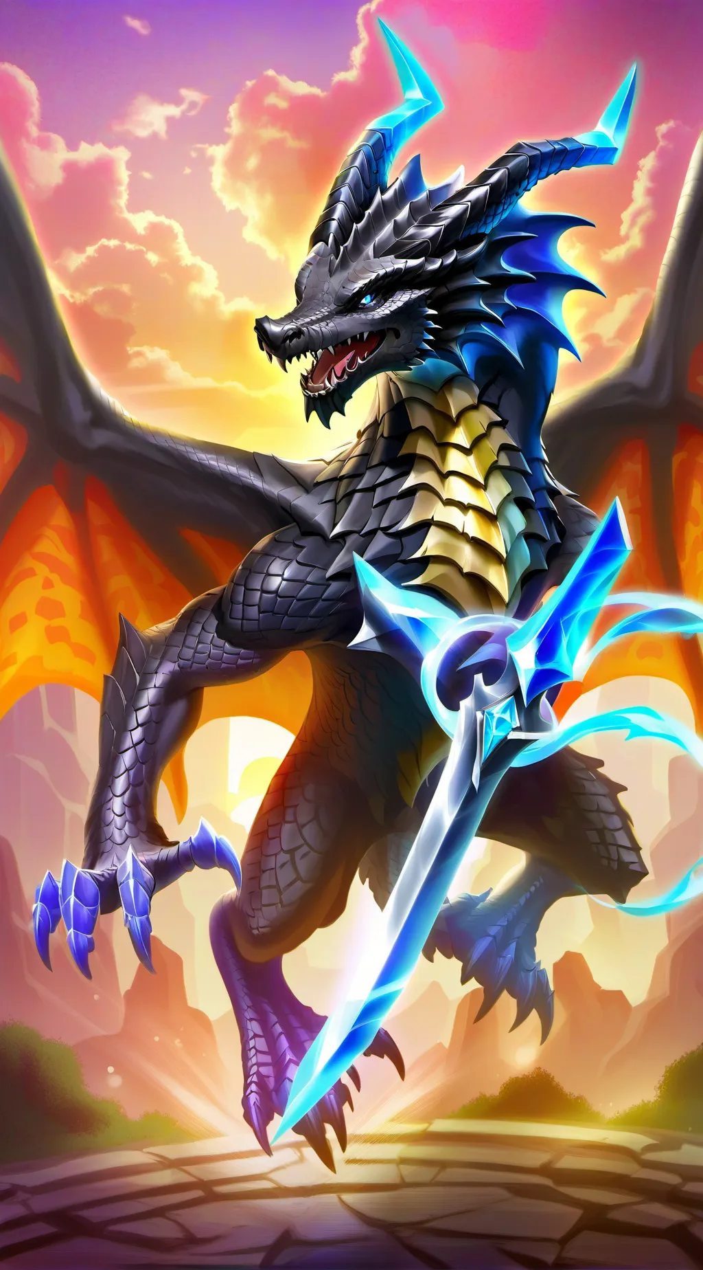 ai character: everglade  background