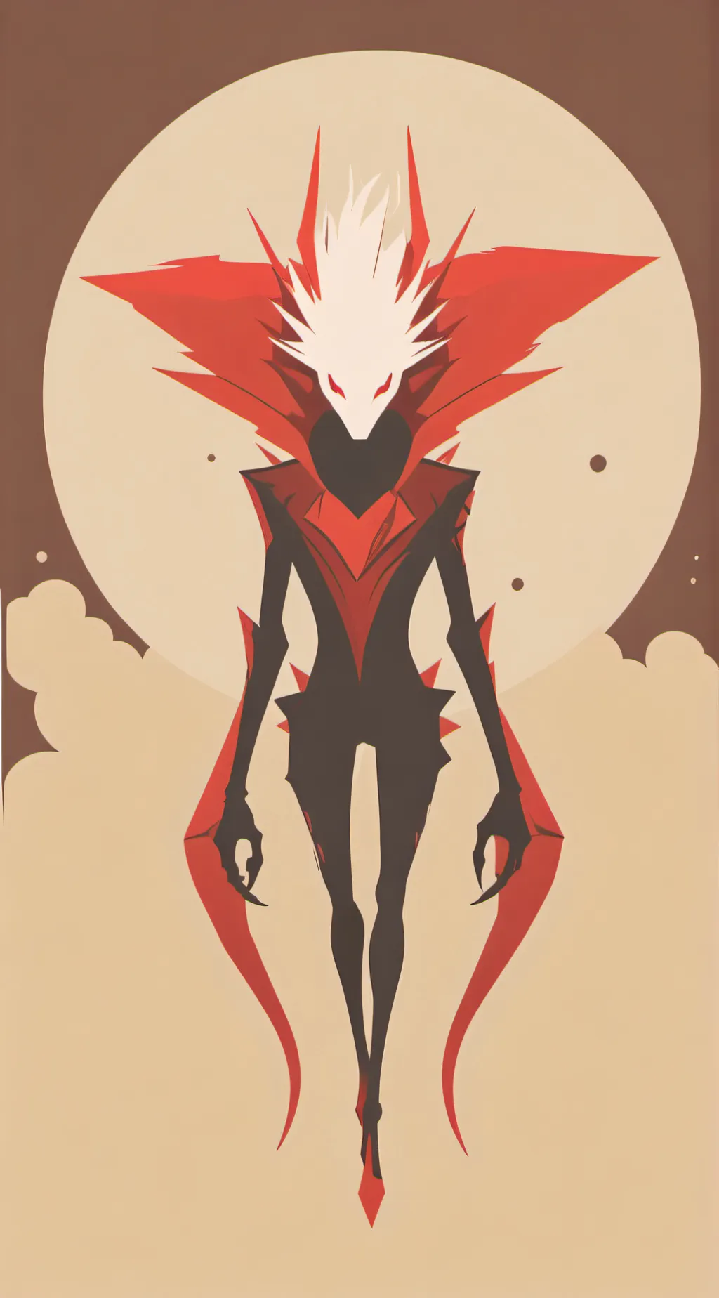 ai character: @Voteisgone background