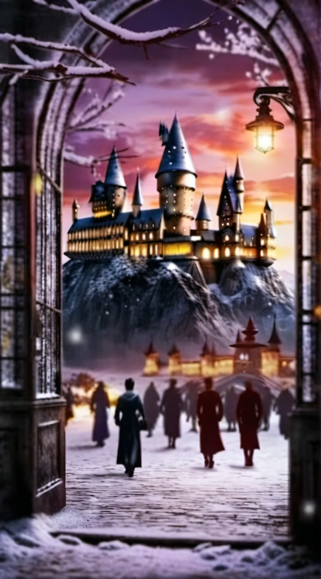 ai character: Hogwarts  background