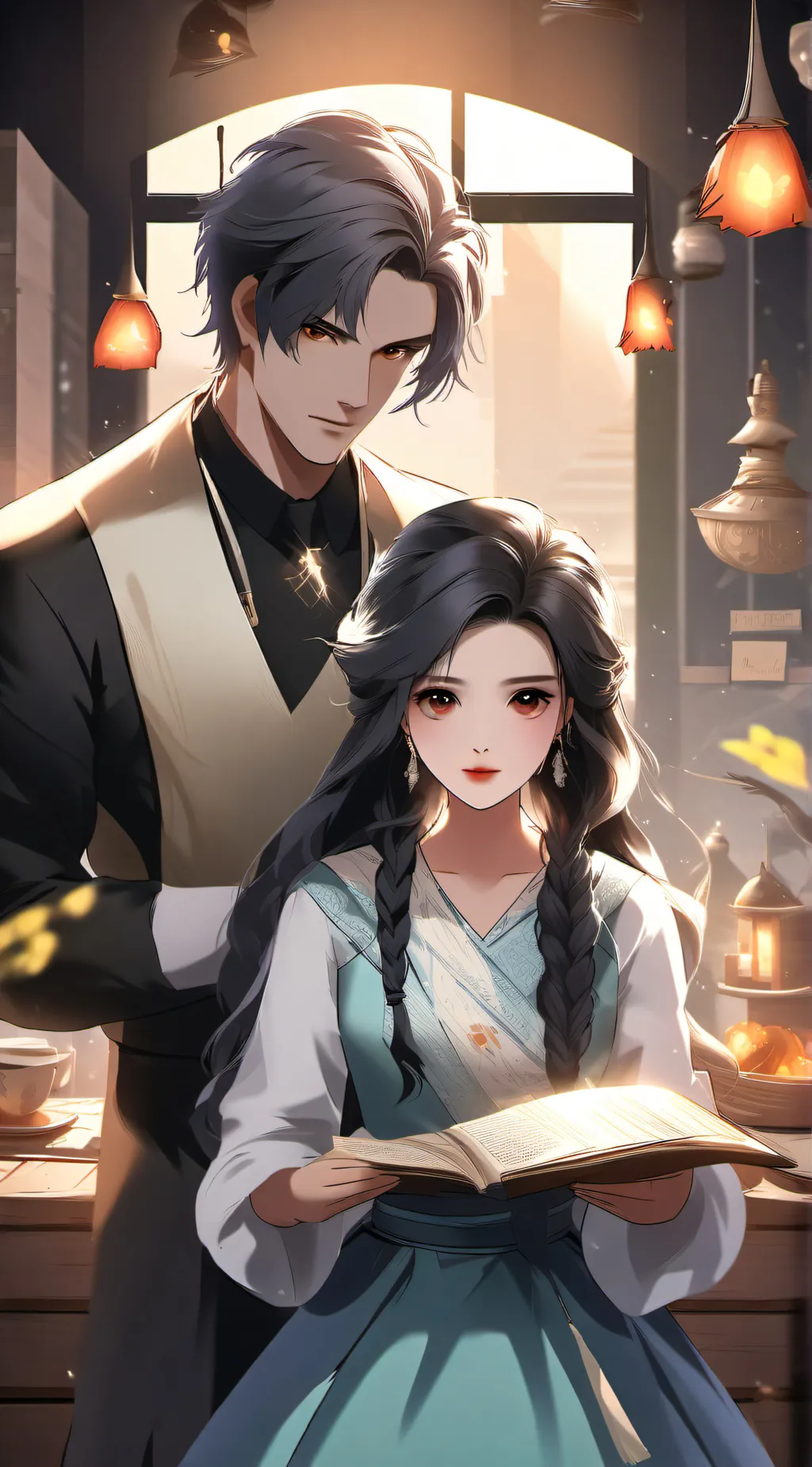 ai character: monica background