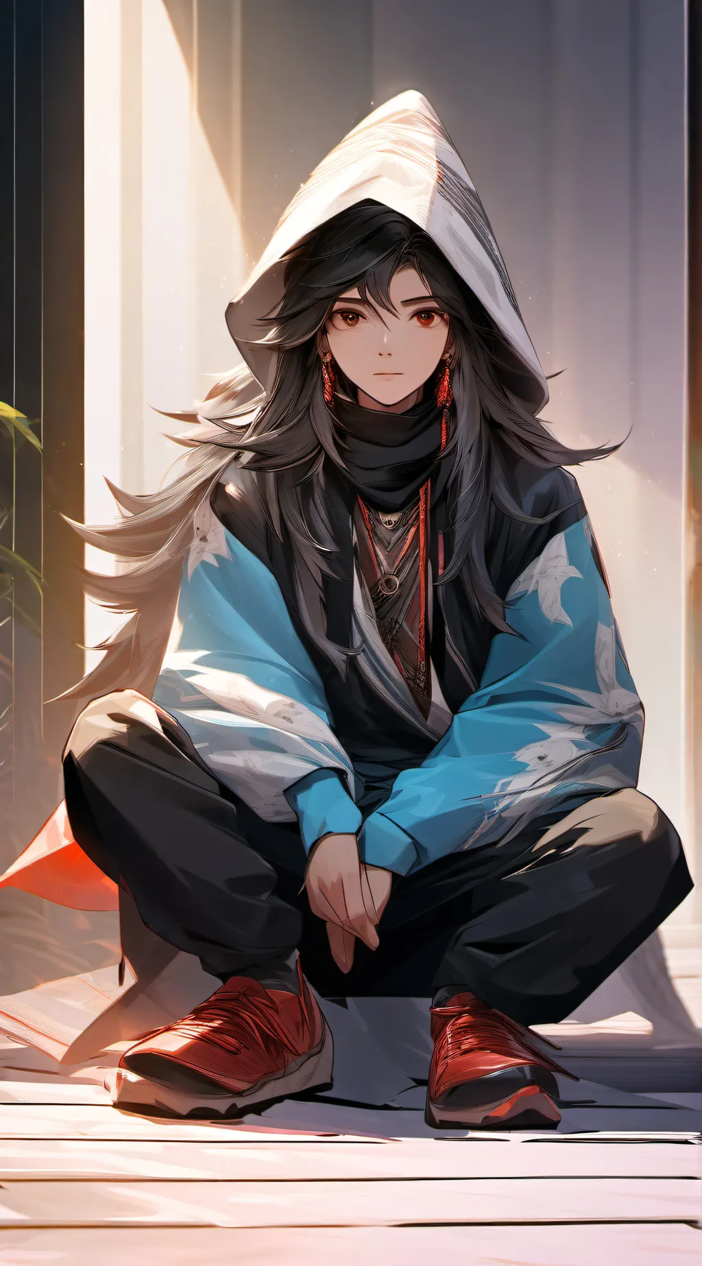 ai character: Leonardo background
