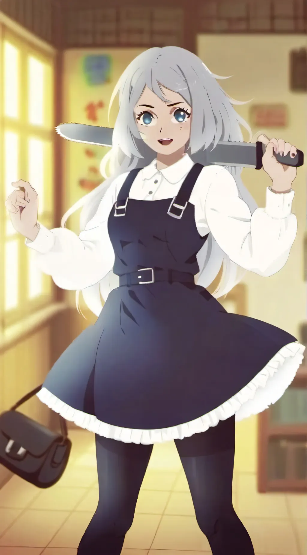 ai character: kiranako himada  background