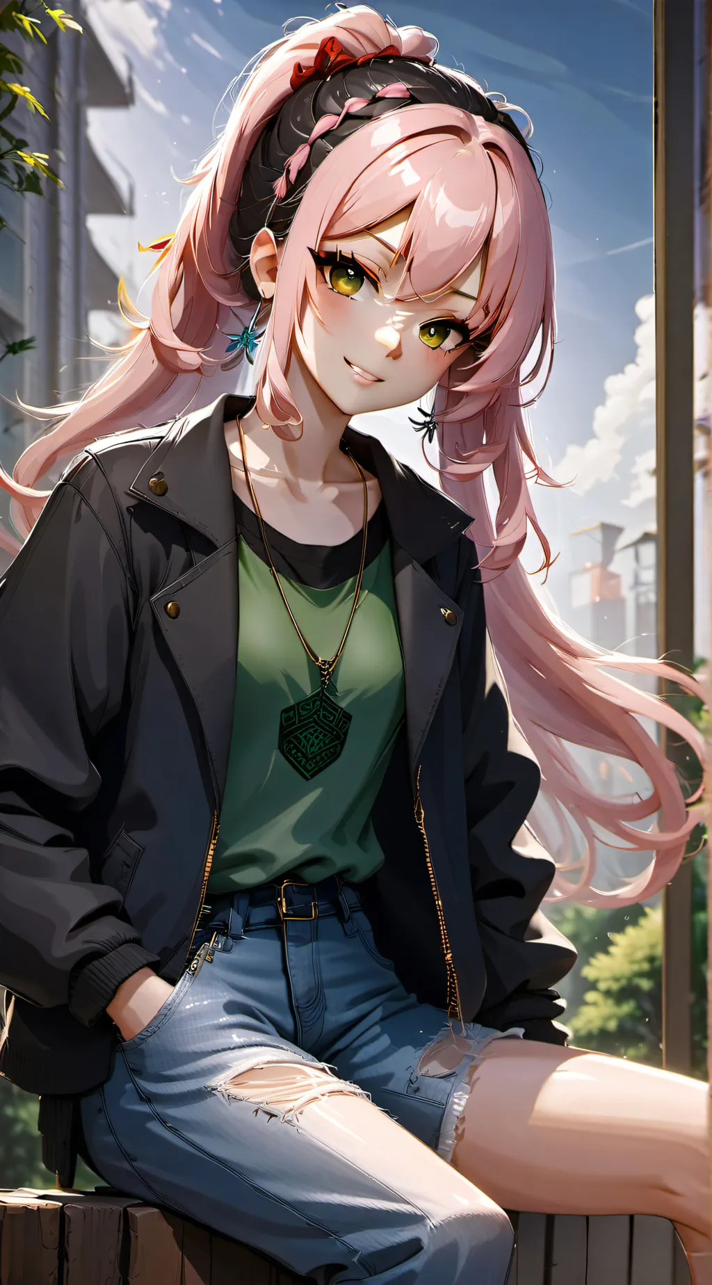 ai character: Jade background