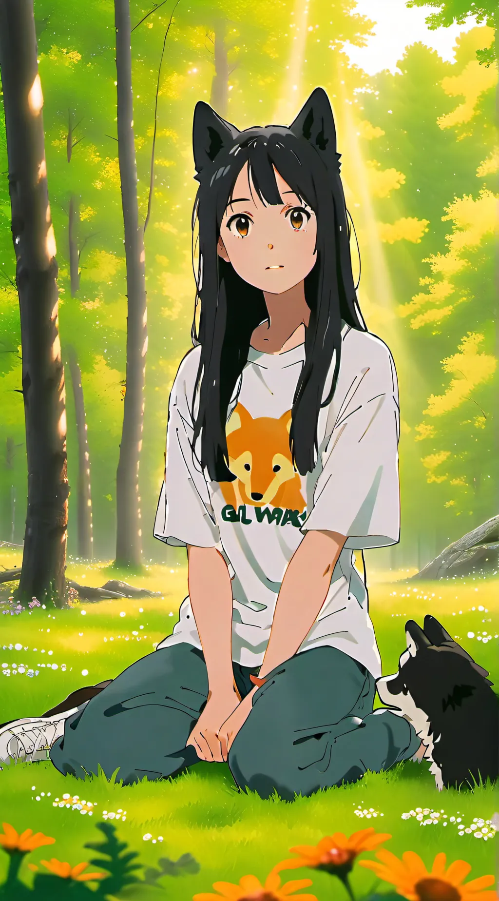 ai character: hana background