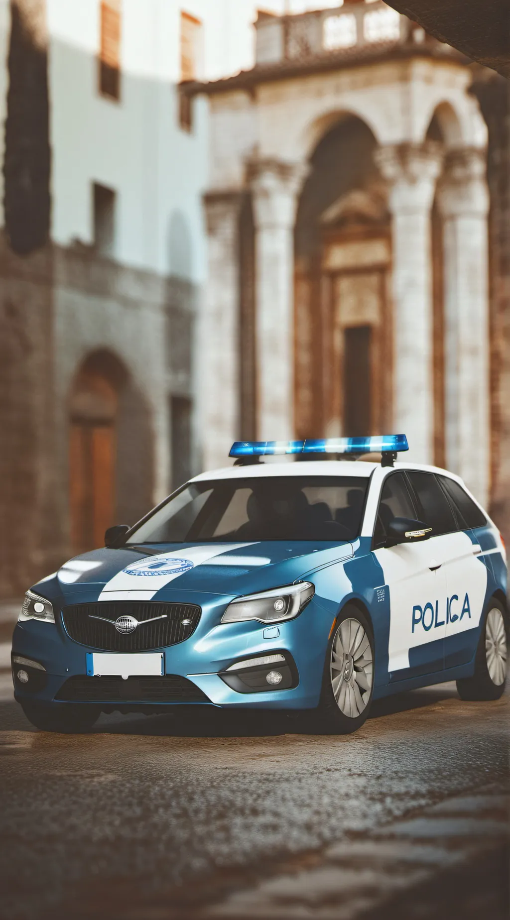 ai character: My police car background