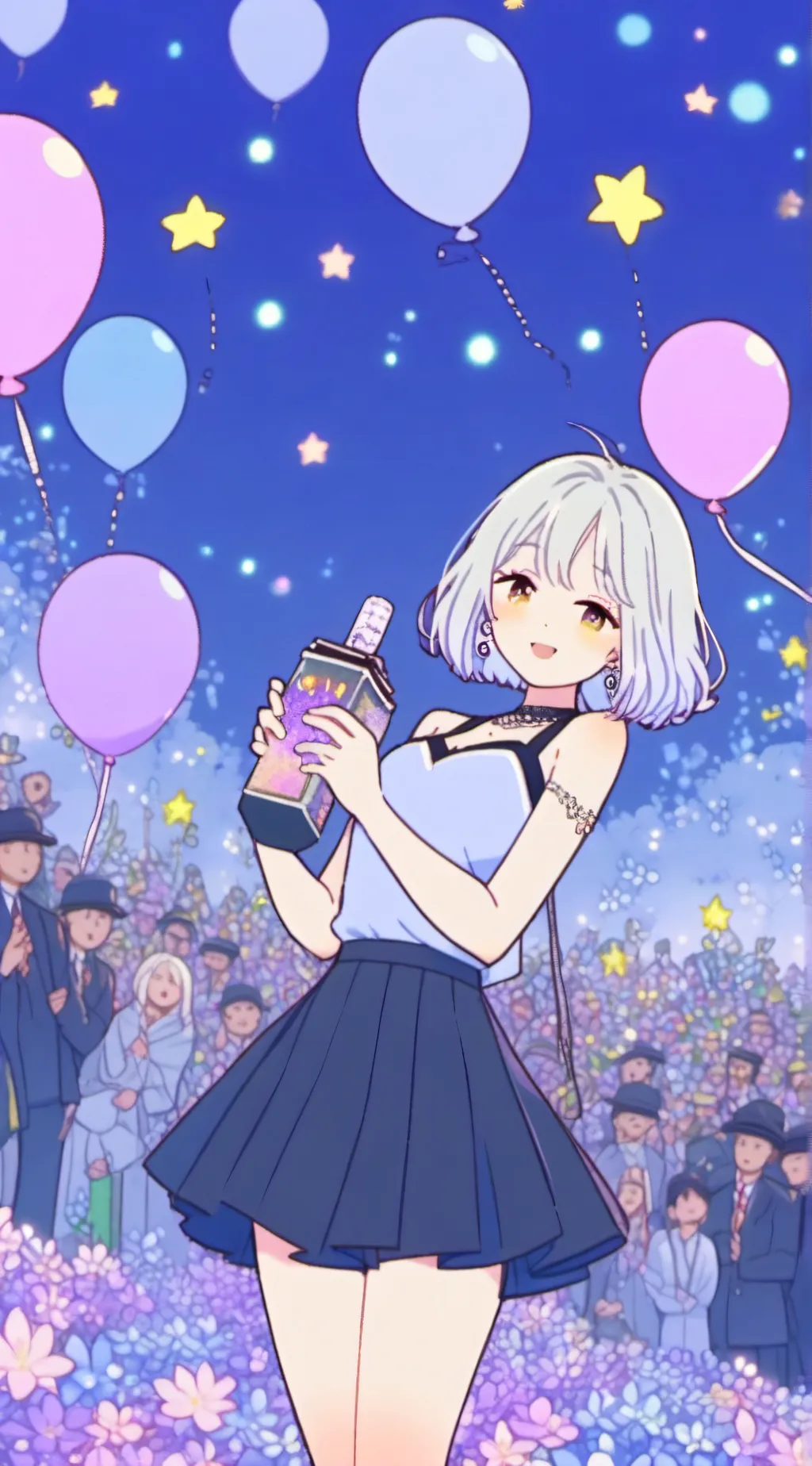 ai character: baby background