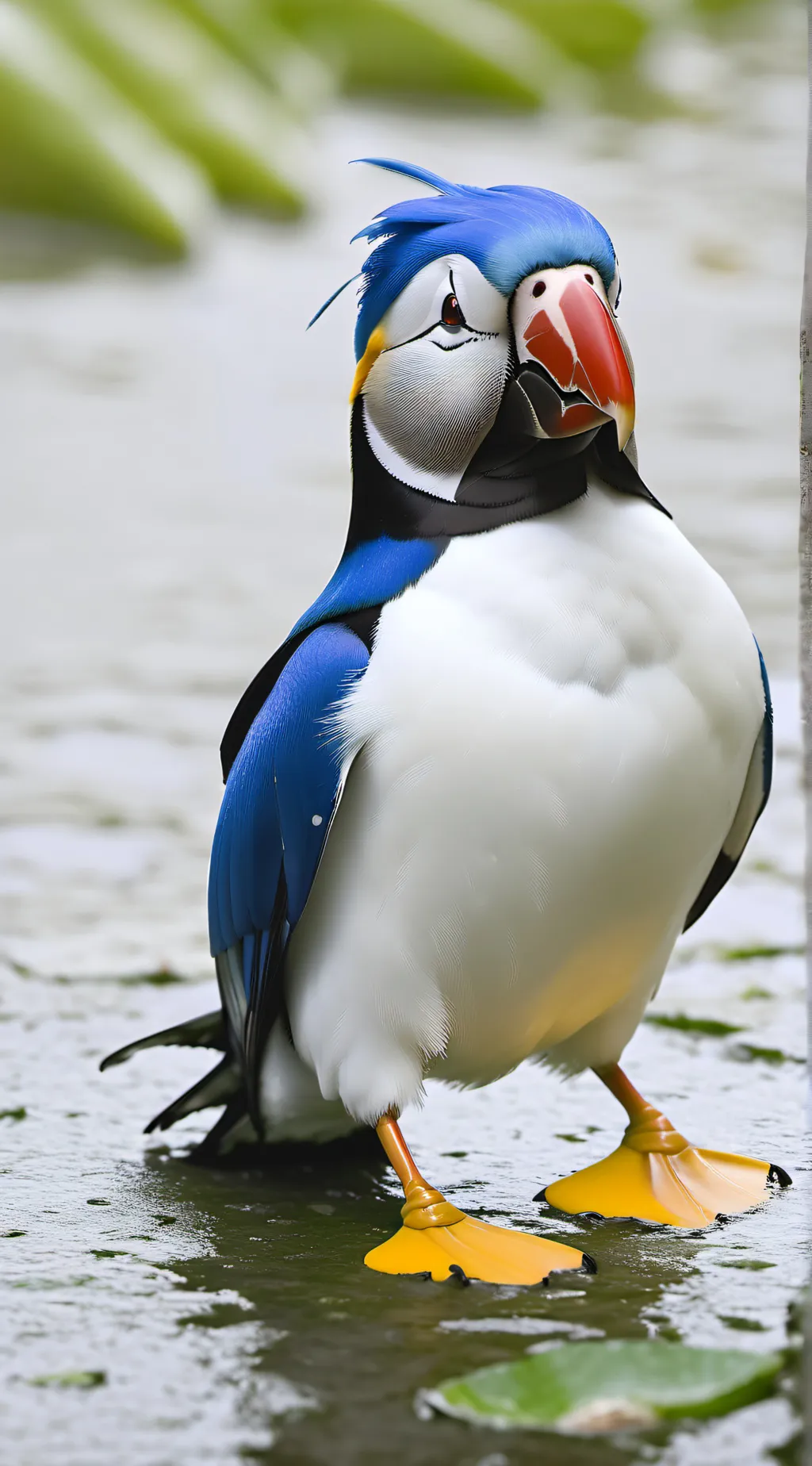 ai character: George the parrot background