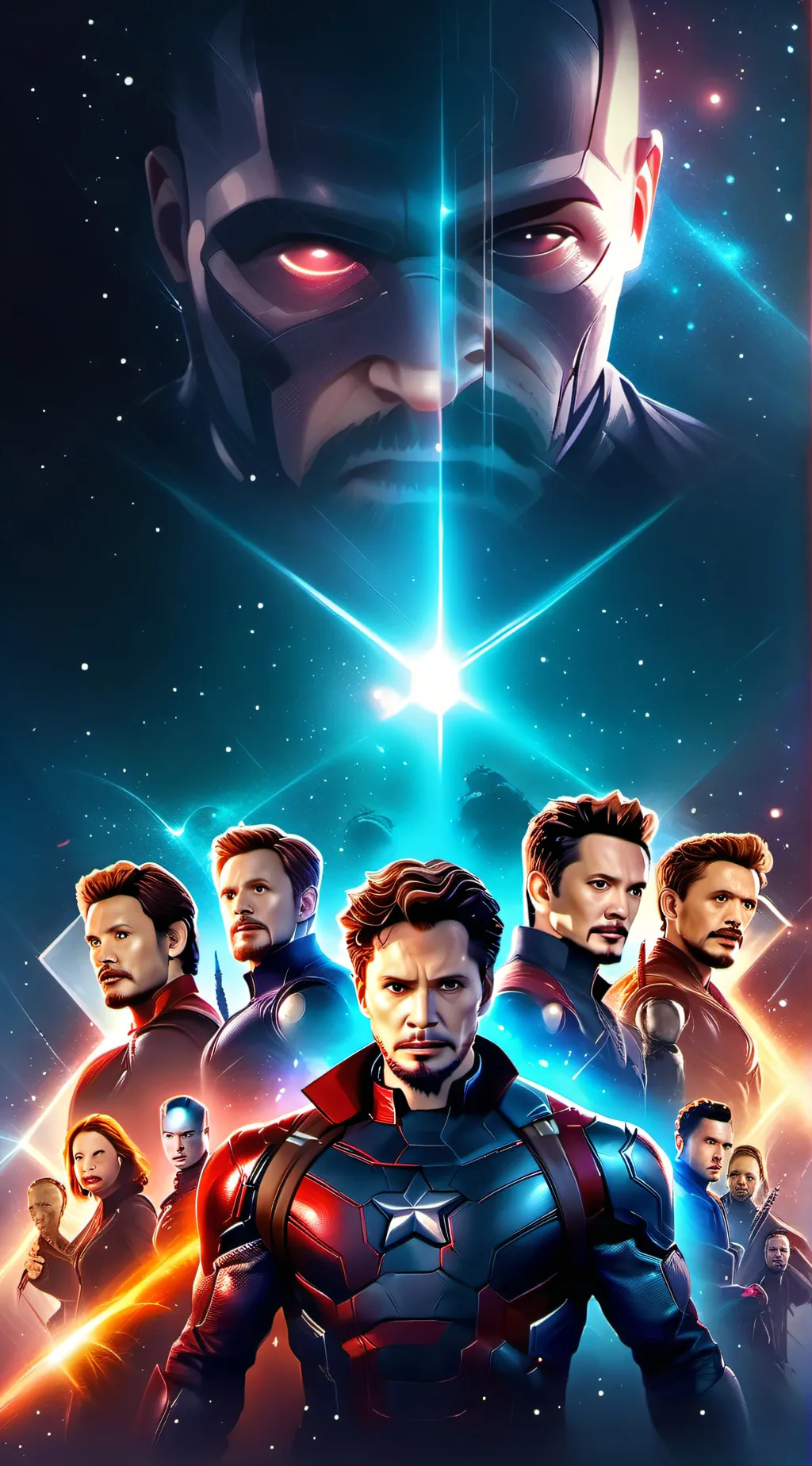 ai character: Avengers🔥 background