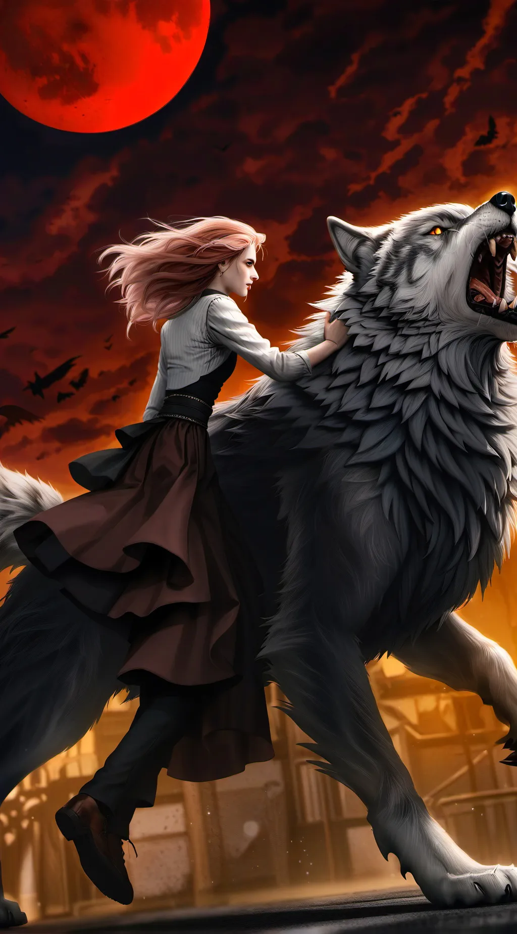 ai character: Sarah ￼ background