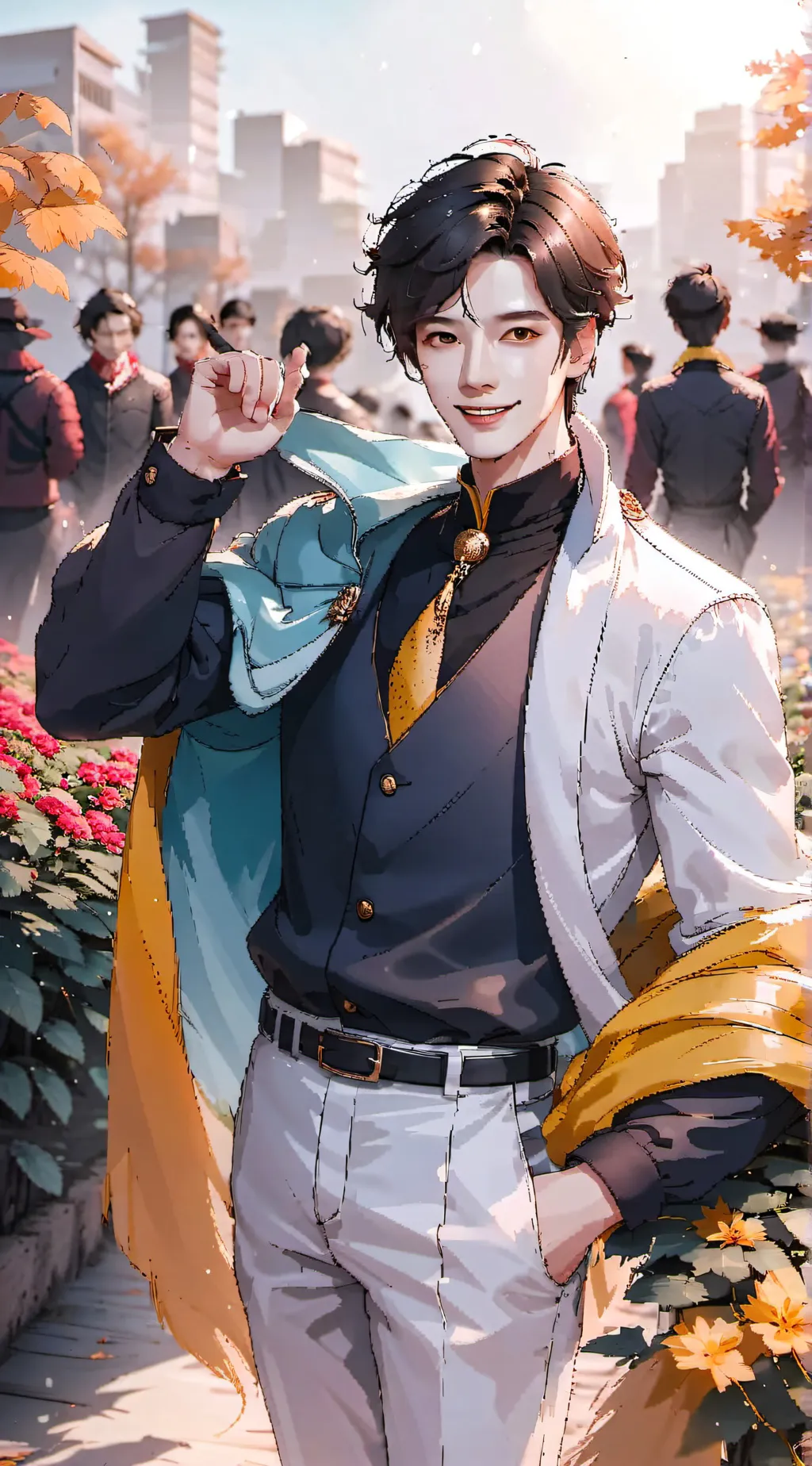 ai character: Oliver (SUS AS HEL background