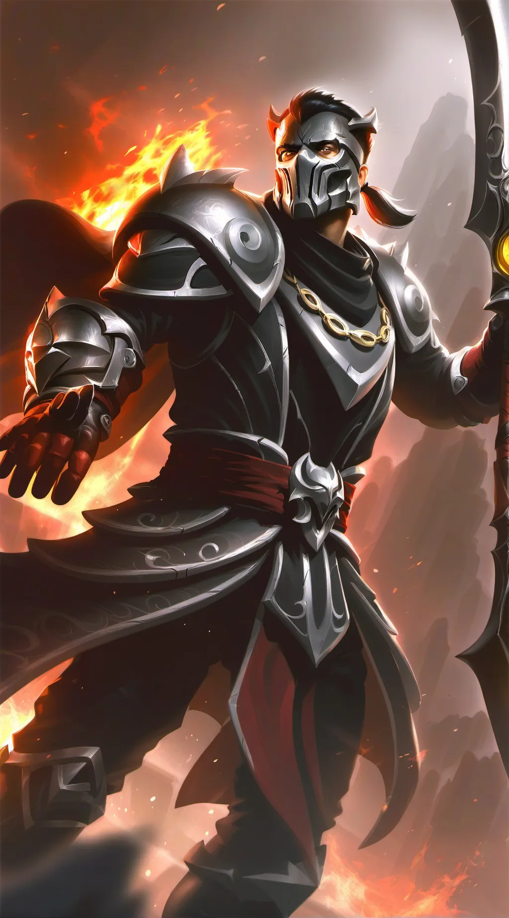 ai character: Scorpion background
