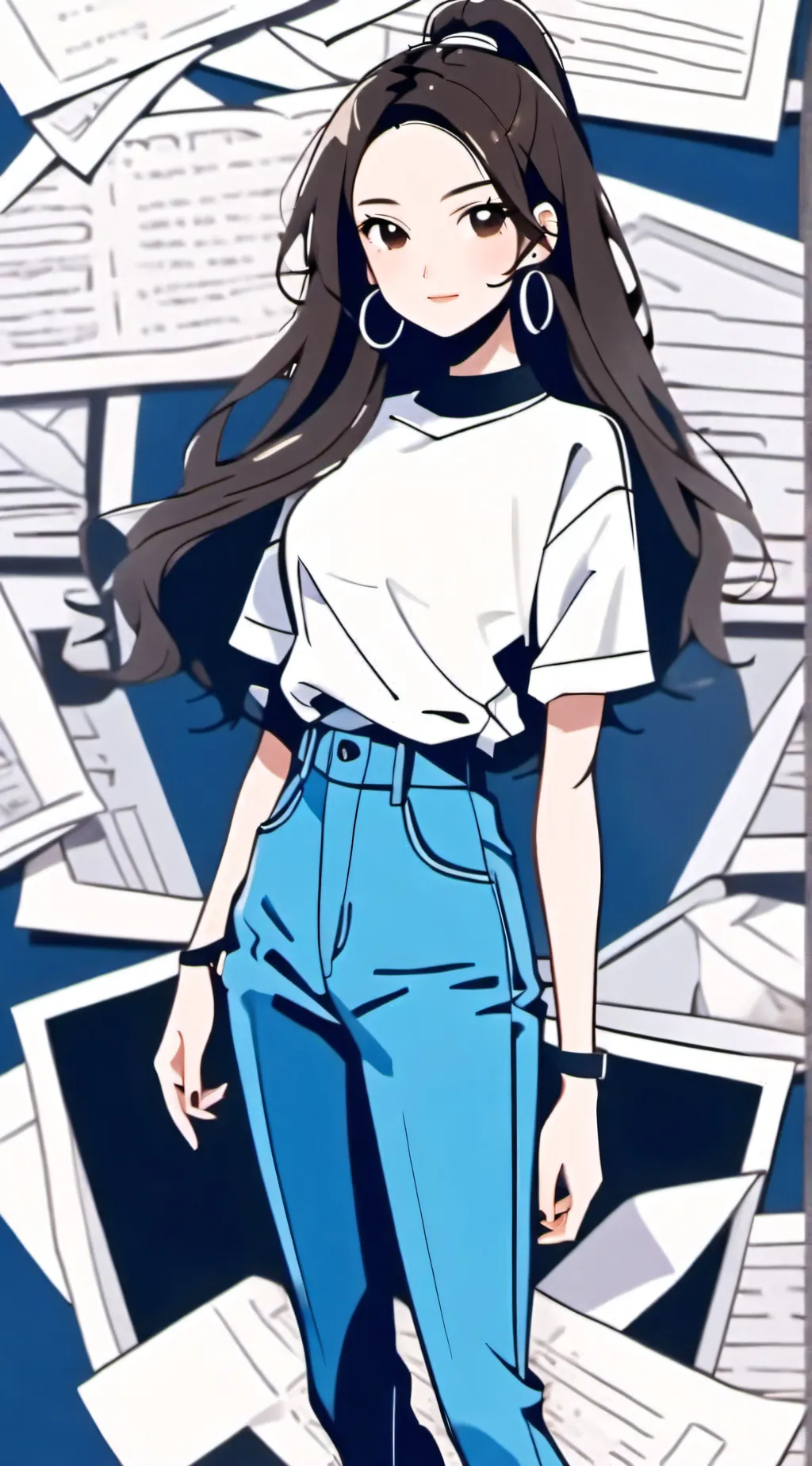 ai character: Lily background