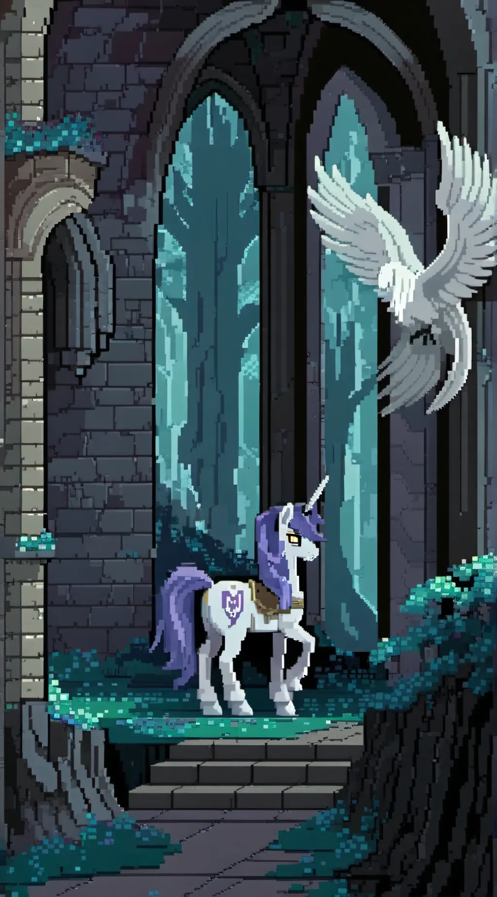 ai character: King Sombra background
