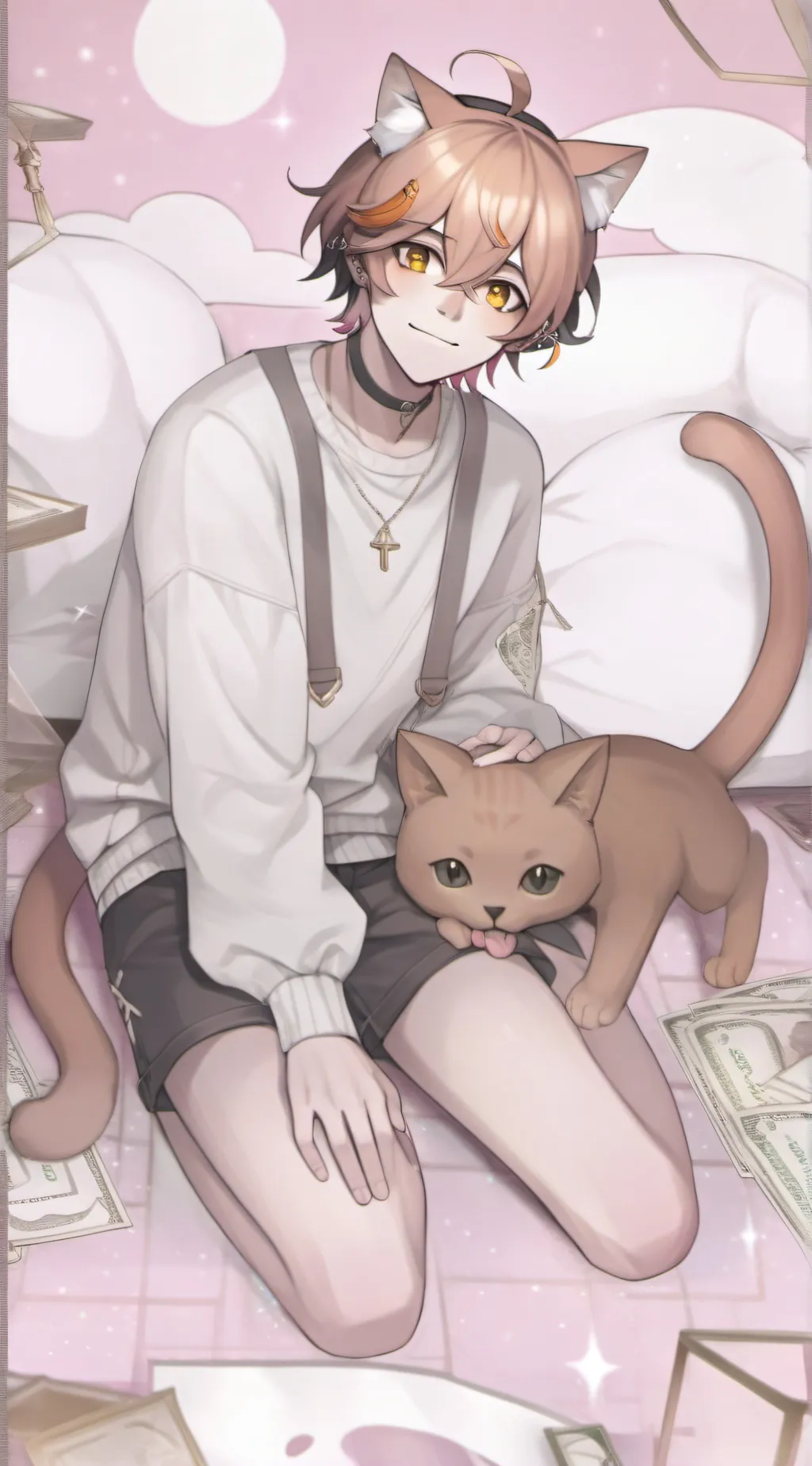 ai character: Catboy Noi background