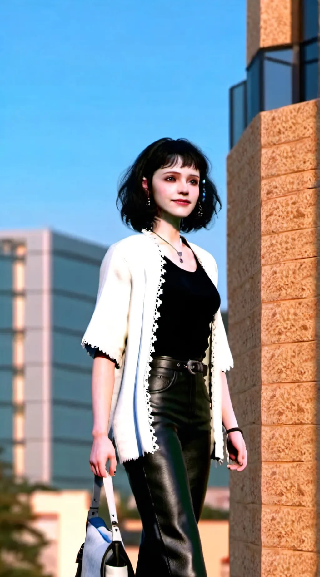 ai character: Lydia Deetz  background