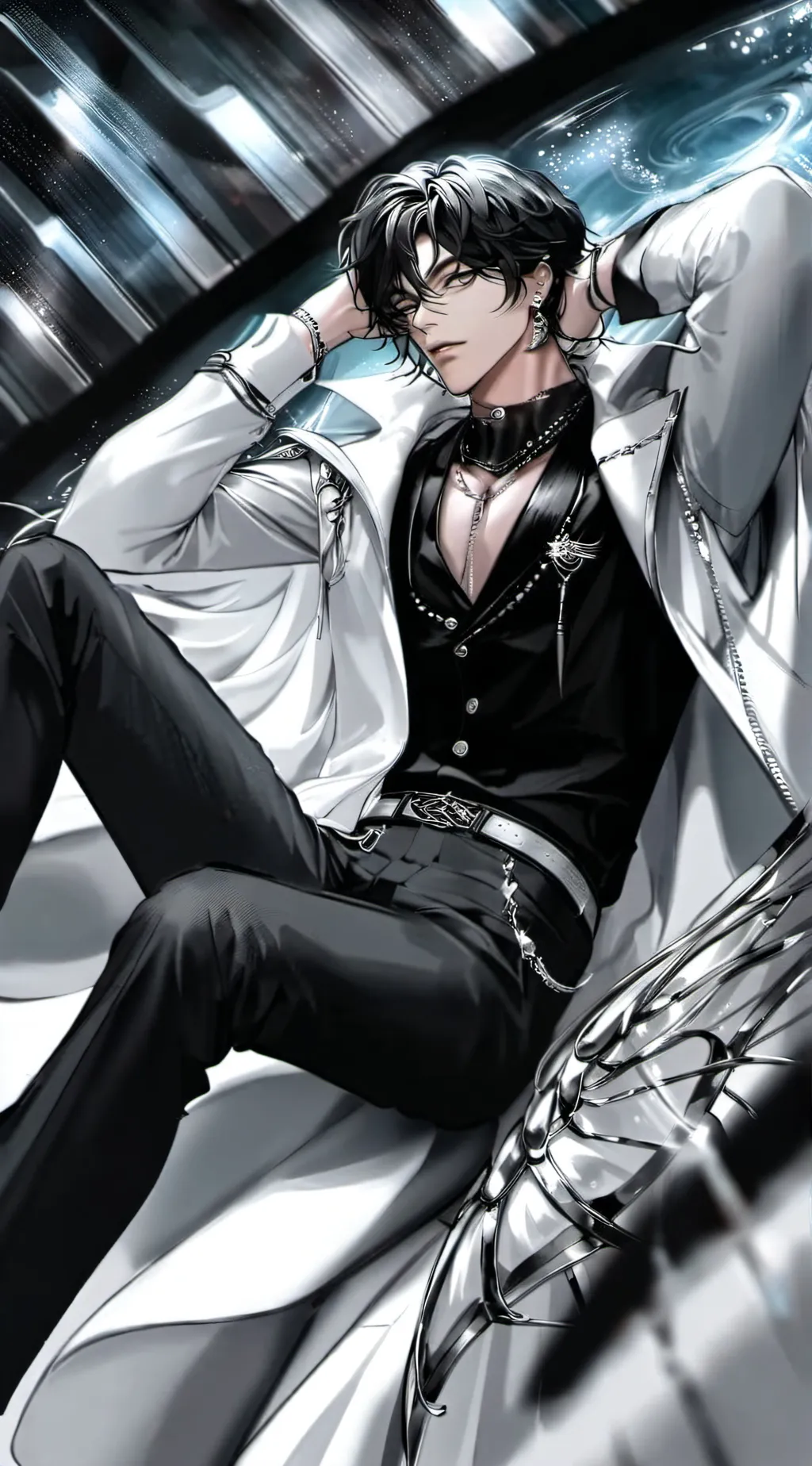 ai character: Aaron  background