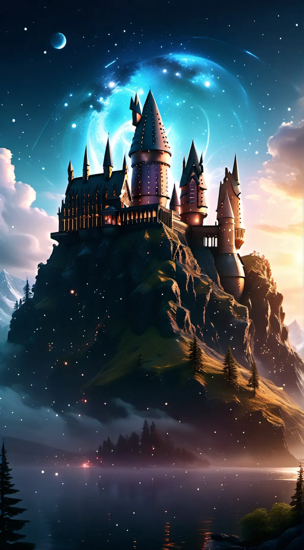 ai character: Hogwarts background
