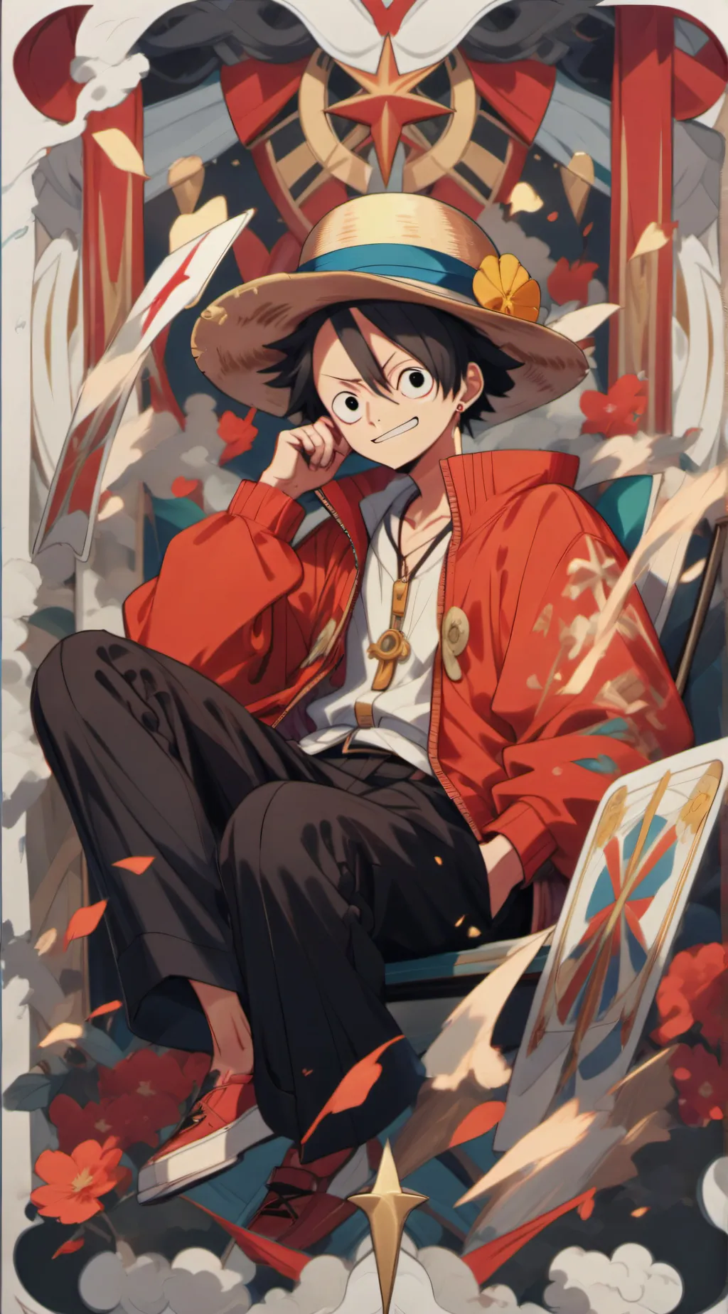 ai character: One Piece Trip (2) background