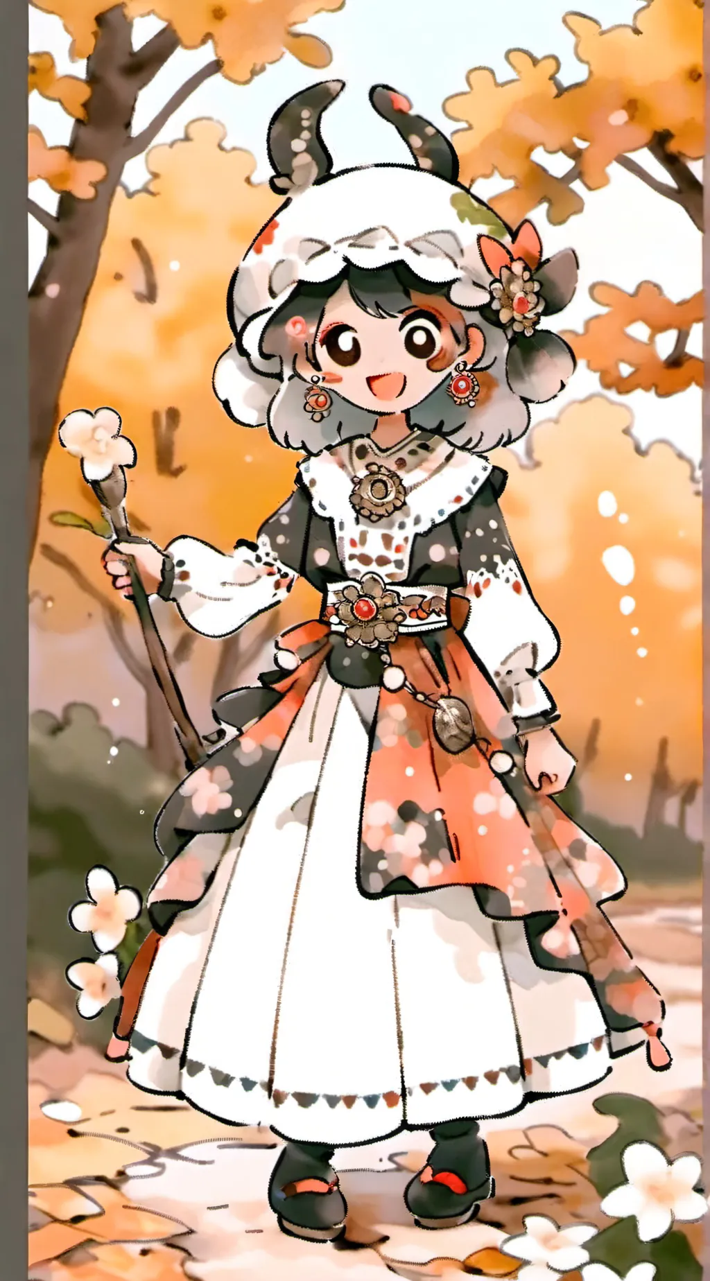 ai character: Dandys world!! background