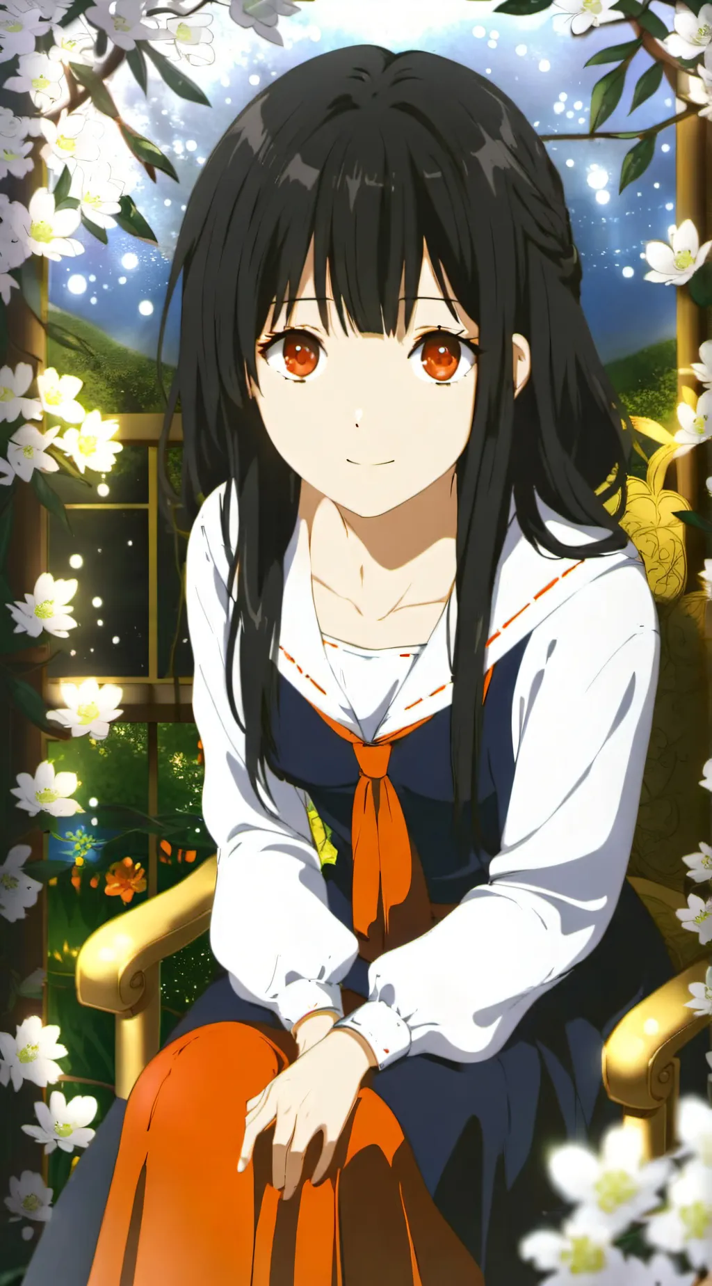 ai character: lily background