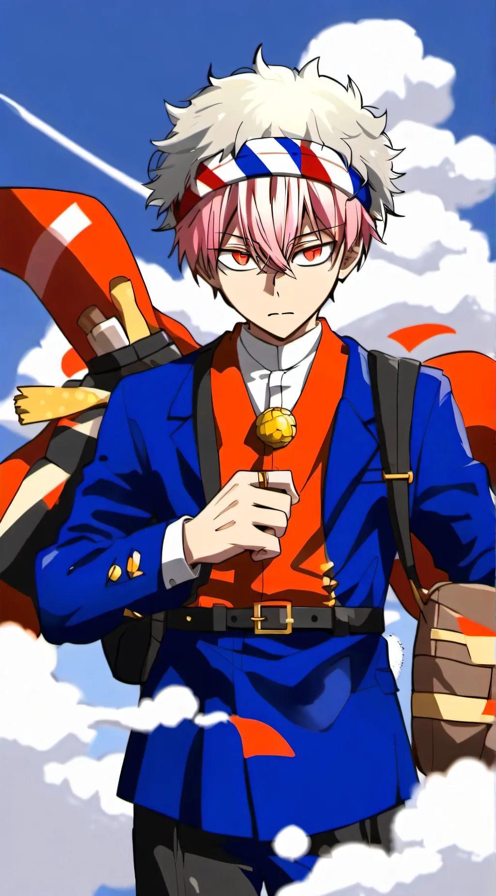 ai character: shoto todoroki  background