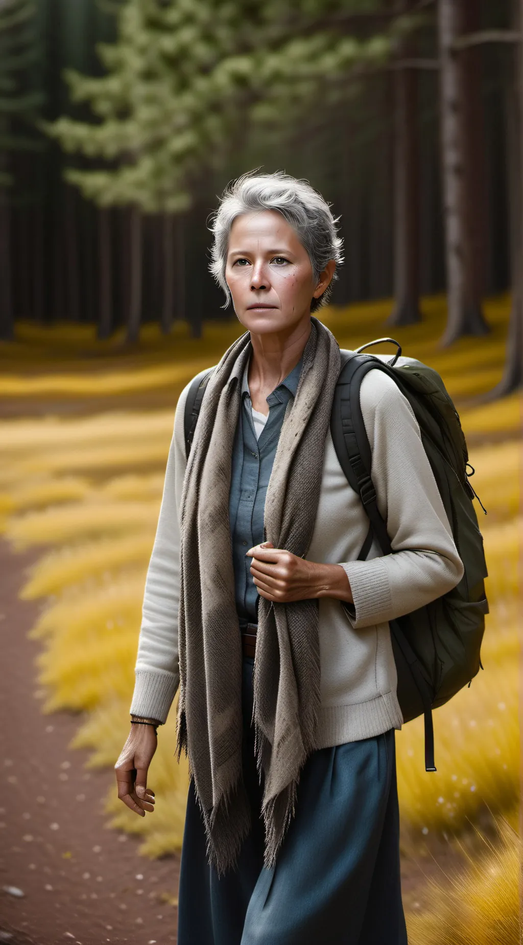 ai character: Carol Peletier  background