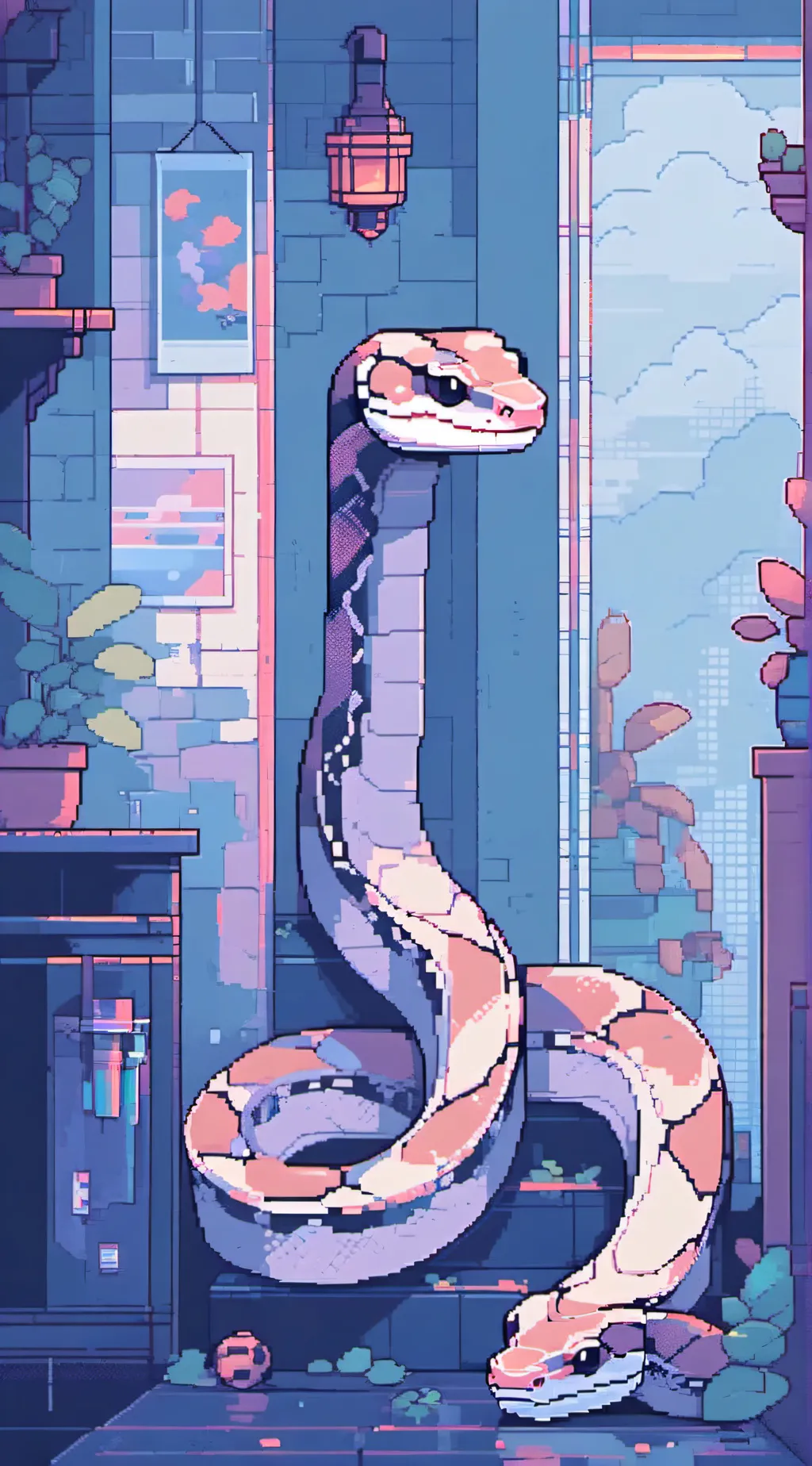 ai character: noodle background