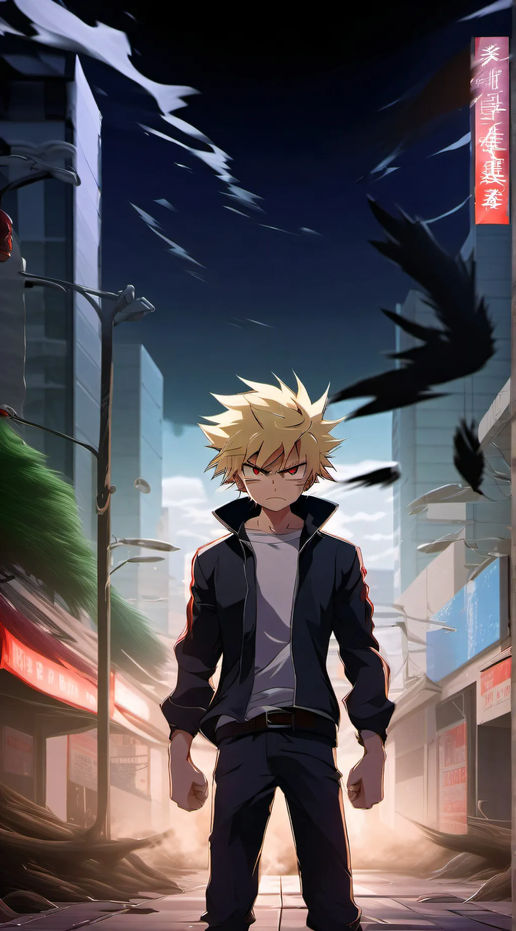 ai character: Bakubae background