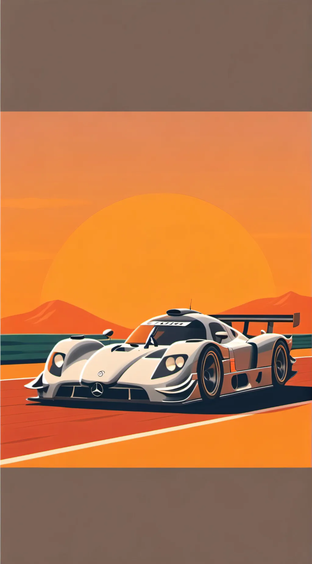 ai character: Mercedes CLR GTR  background