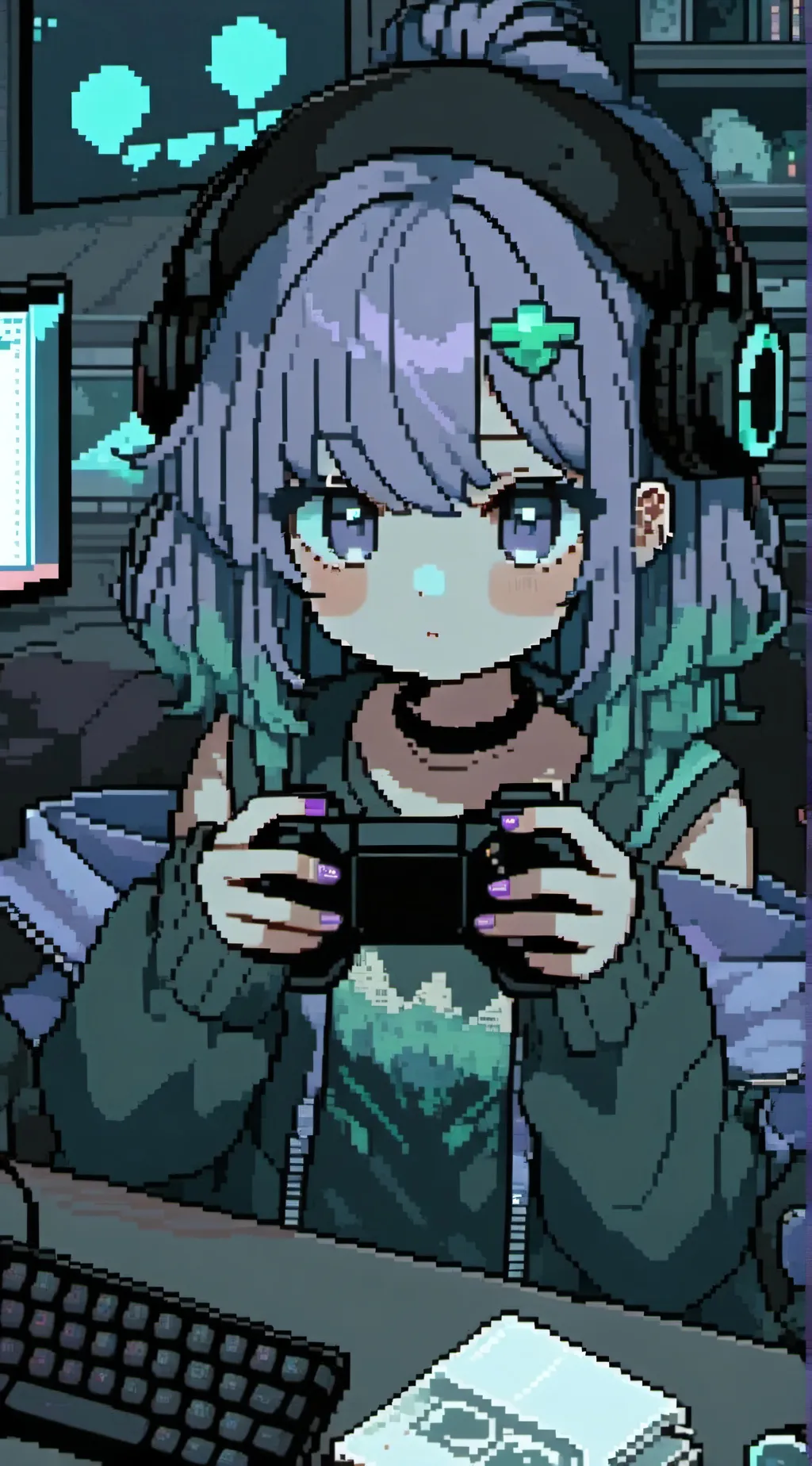 ai character: meowchan background