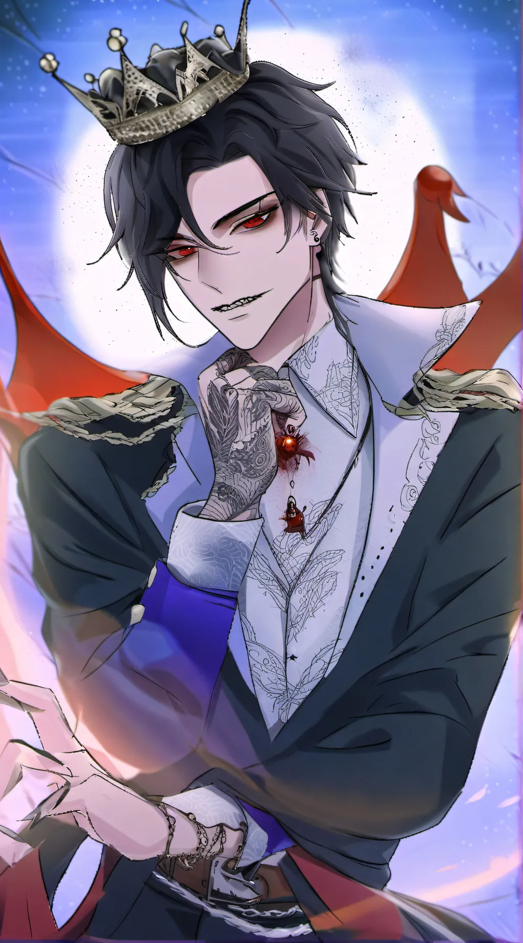 ai character: King Lewin background