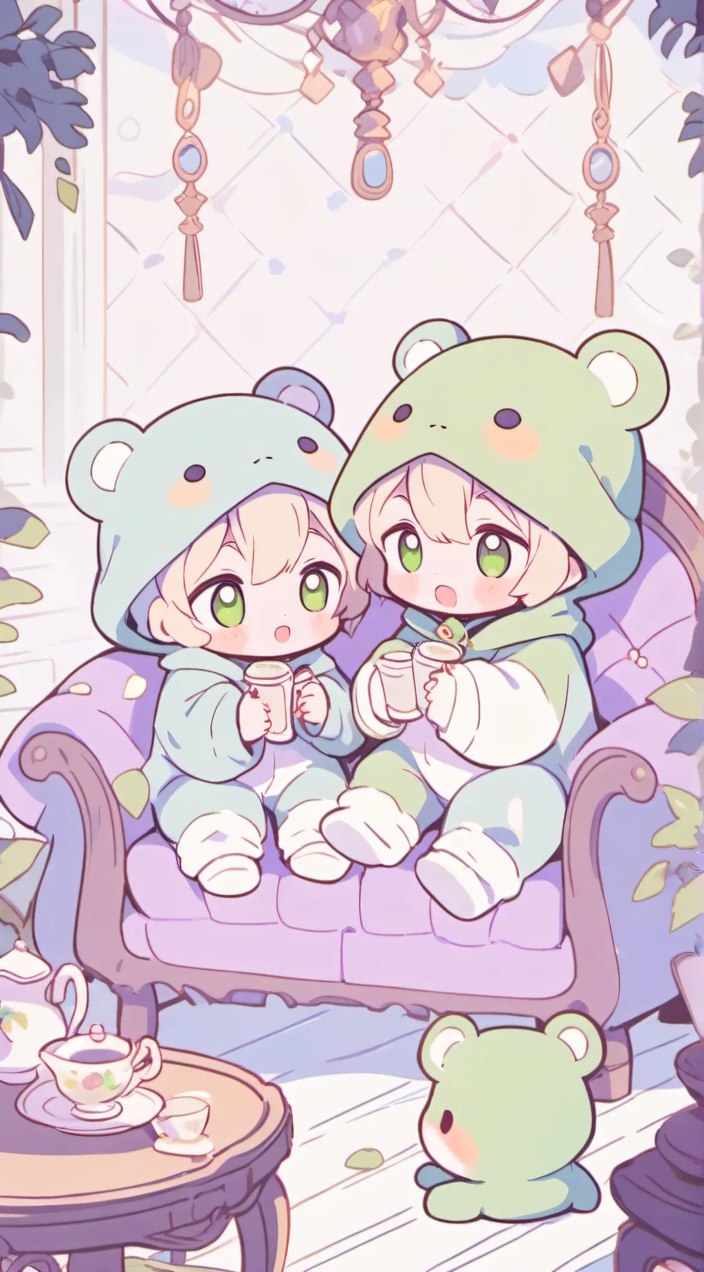 ai character: leo and neo background