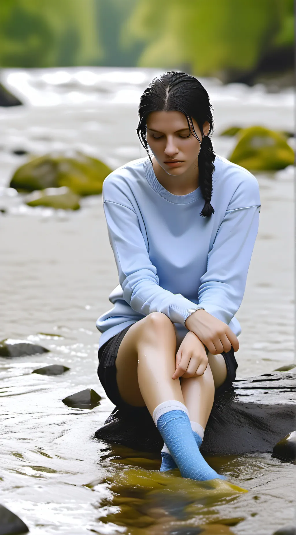 ai character: Angela  background