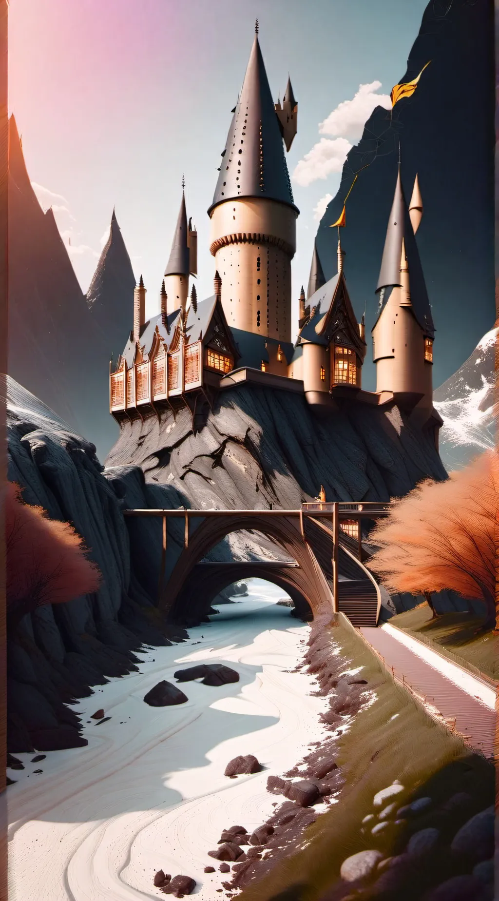 ai character: Hogwarts background