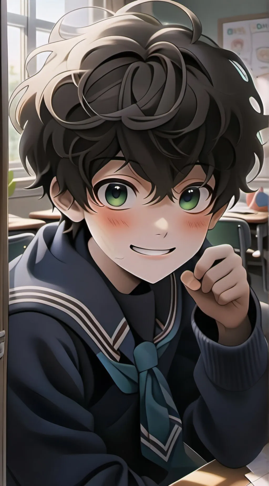 ai character: Cesar  background