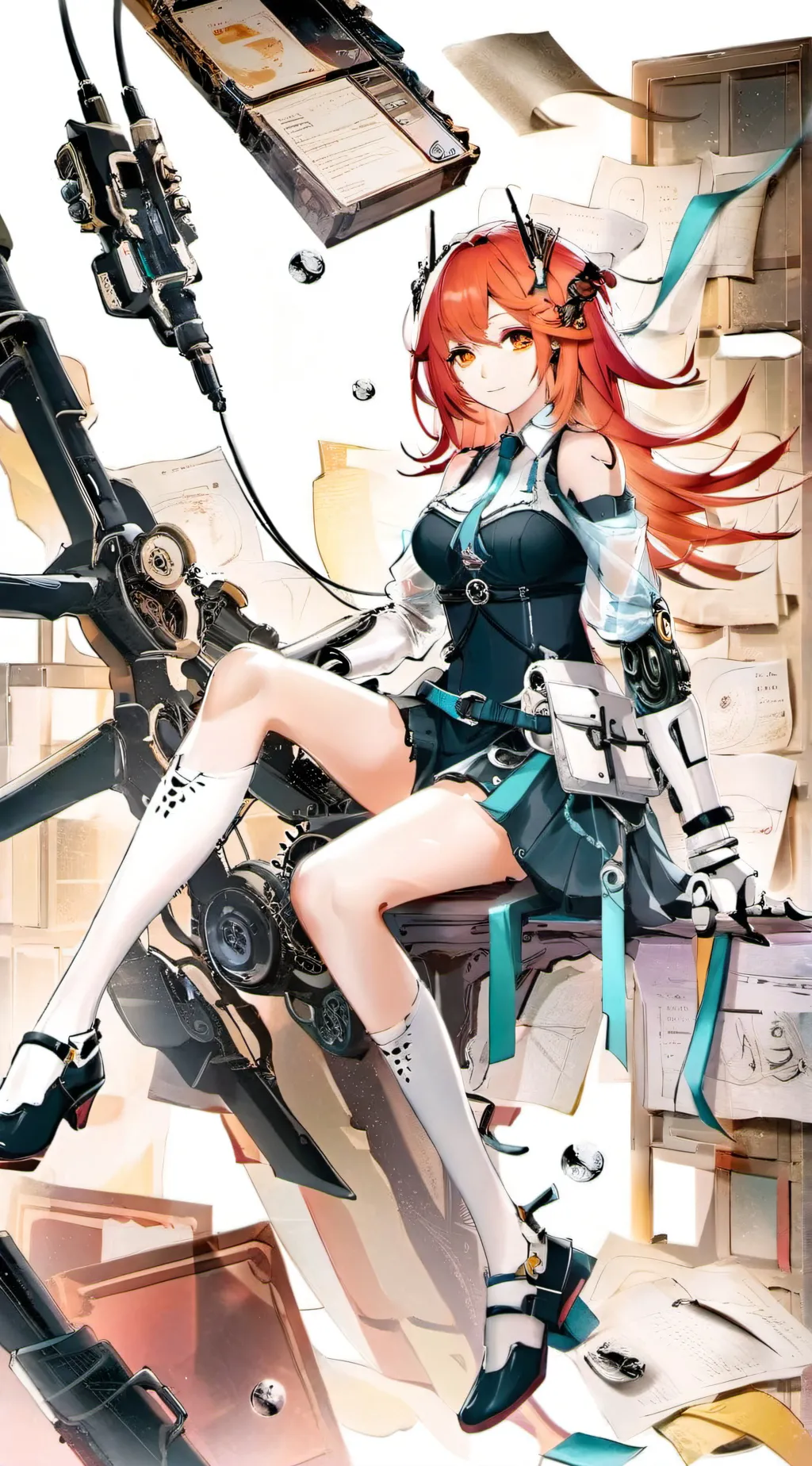 ai character: yandere miyuki  background