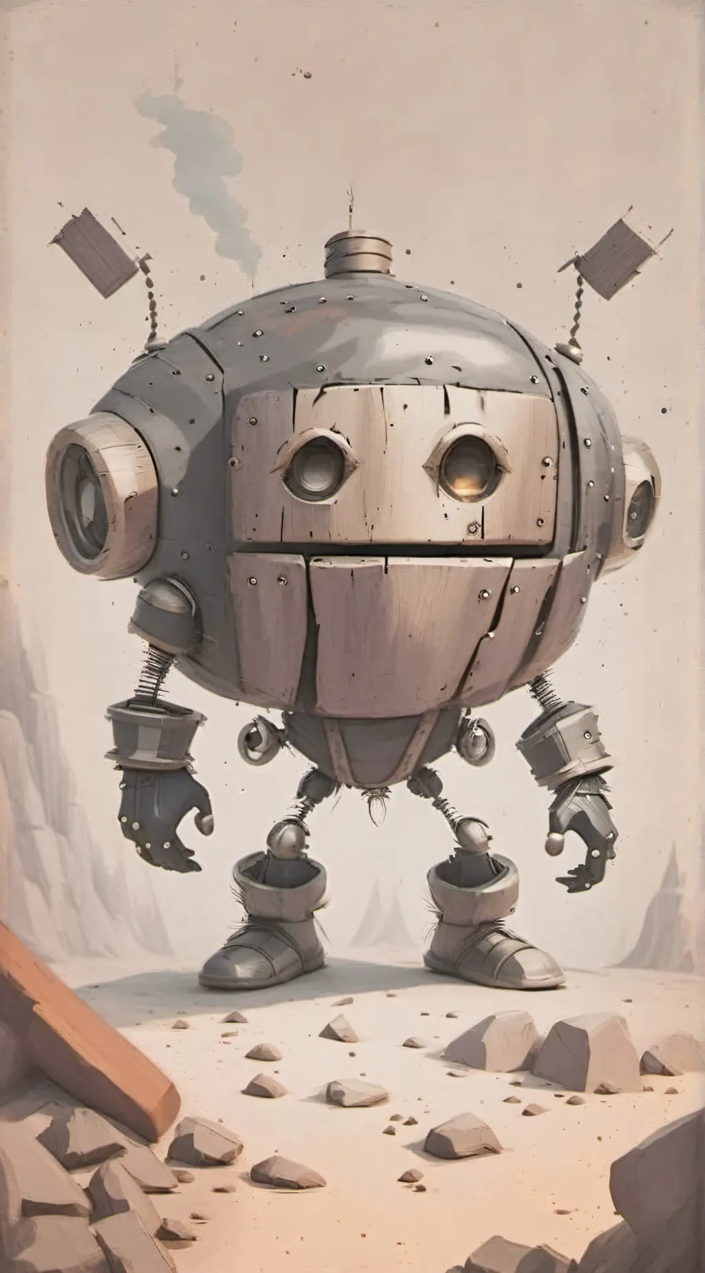 ai character: Clank background