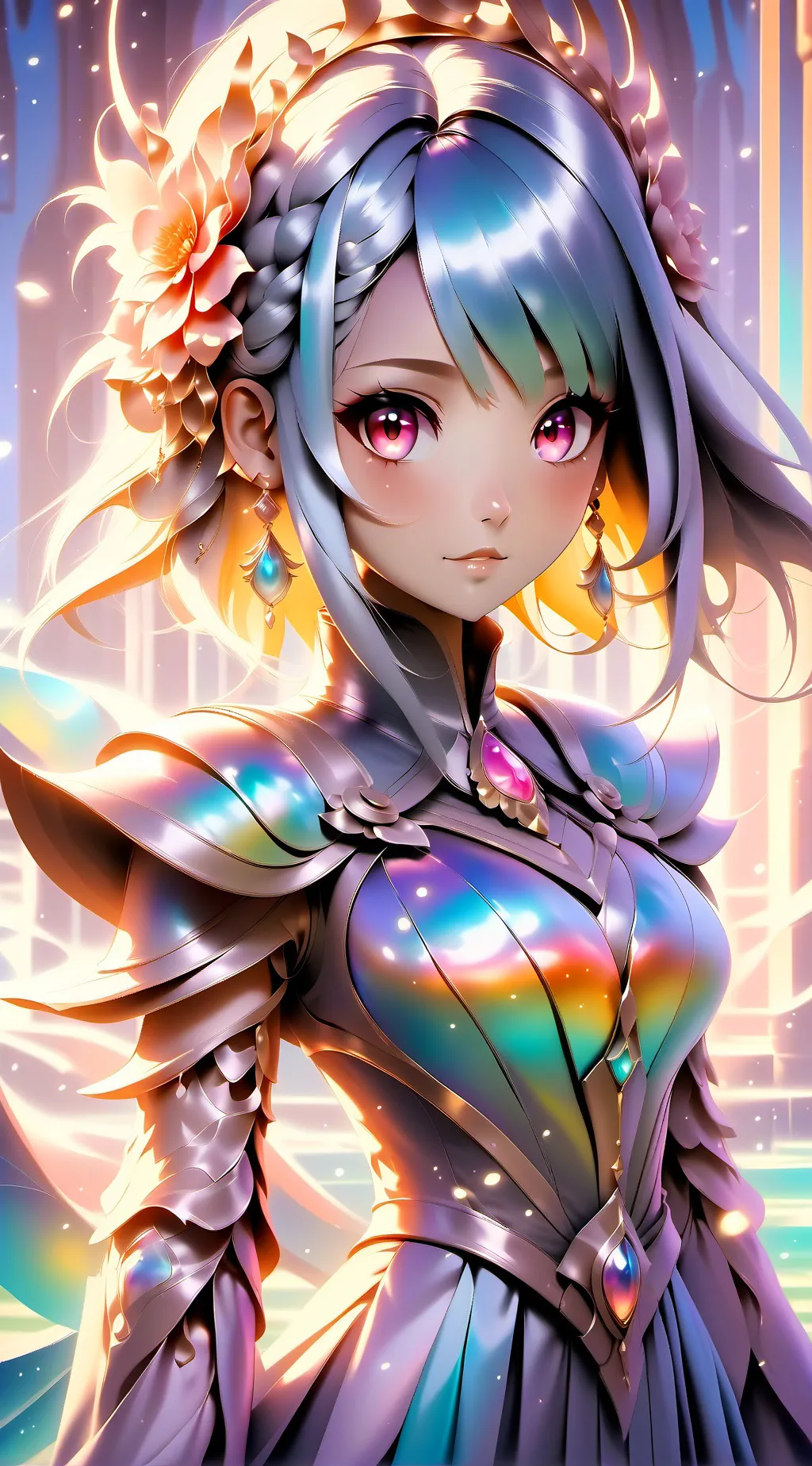 ai character: smiling critters  background