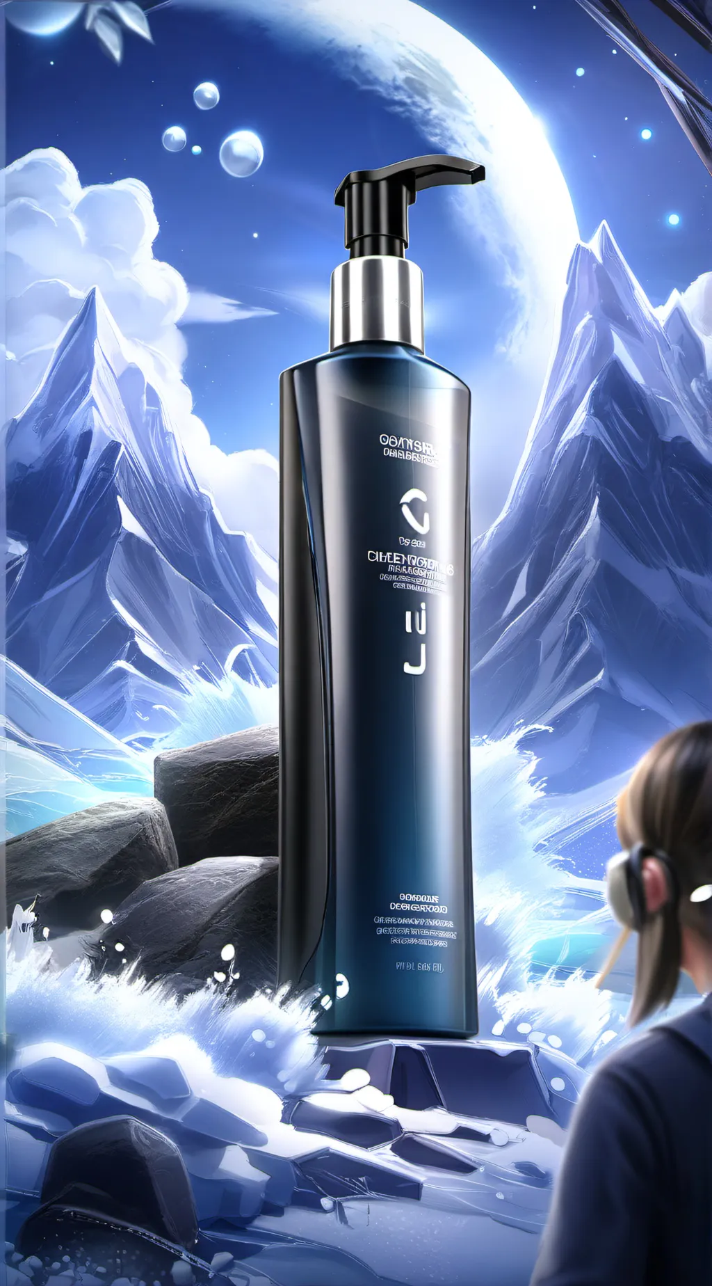 ai character: Shampoo  background