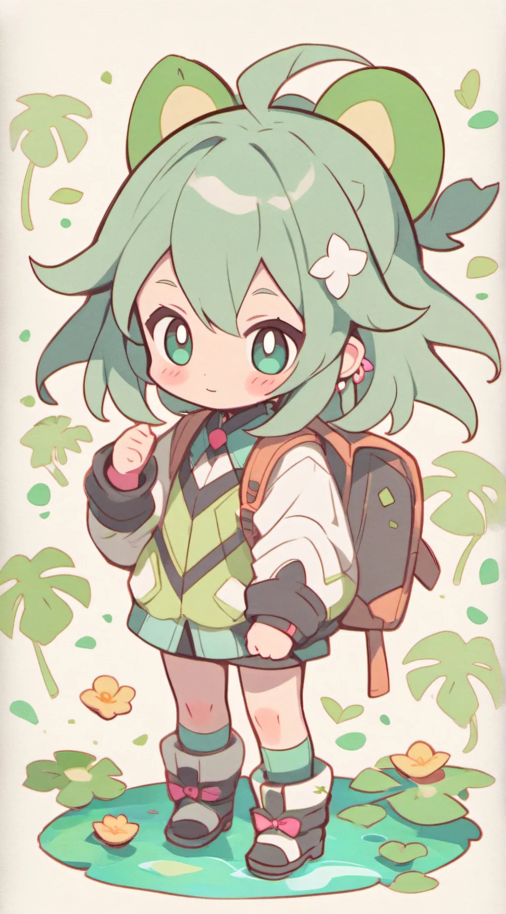 ai character: lily background