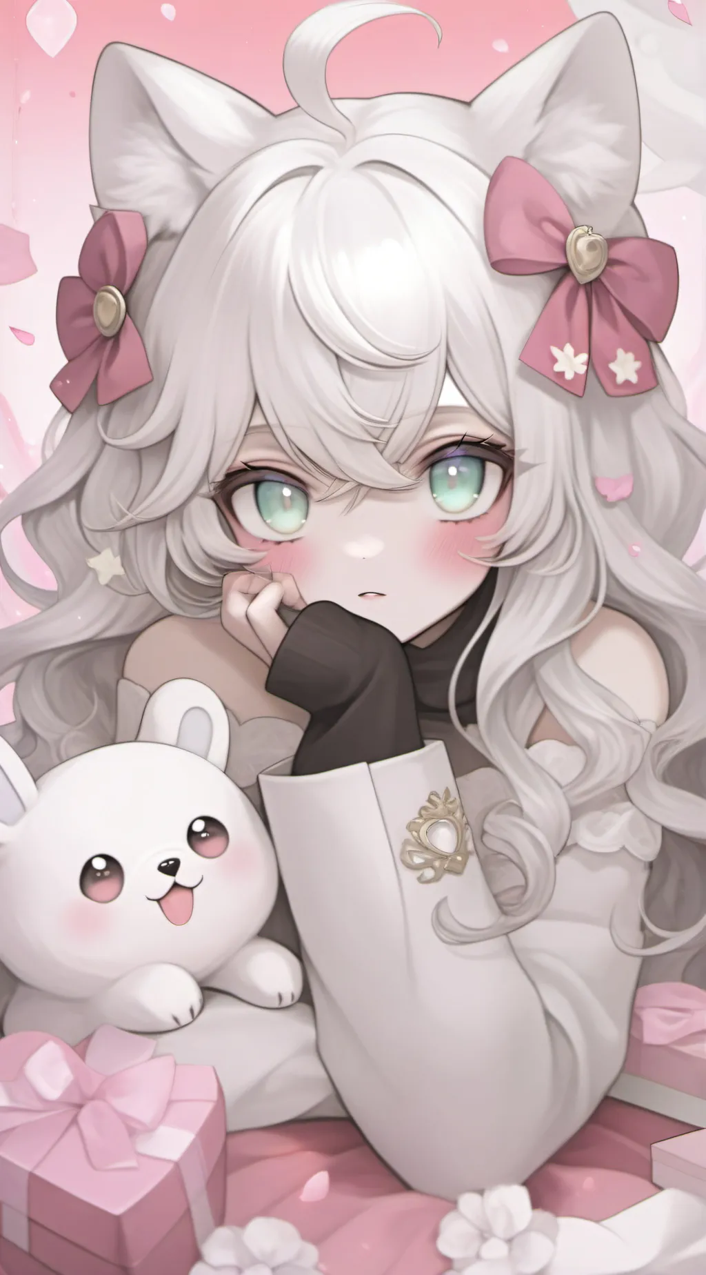 ai character: Luna background