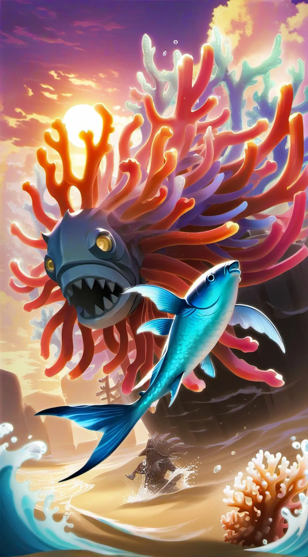 ai character: luna background