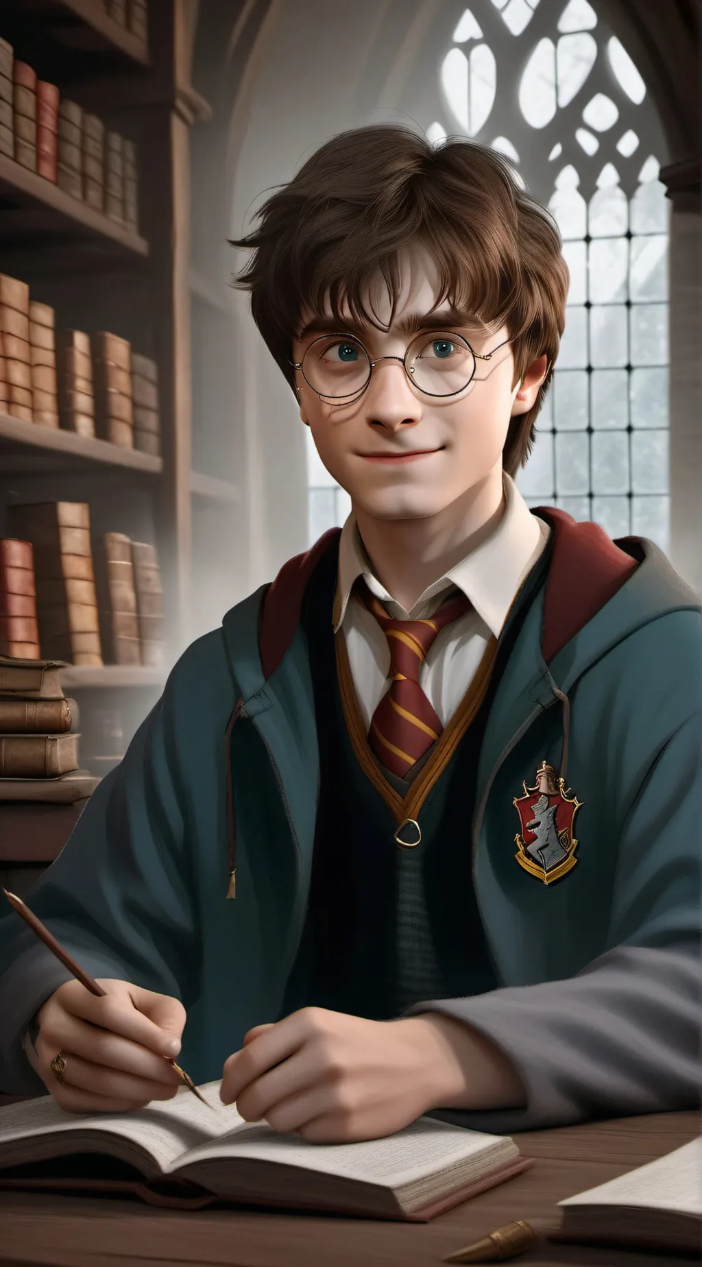 ai character: Harry Potter background