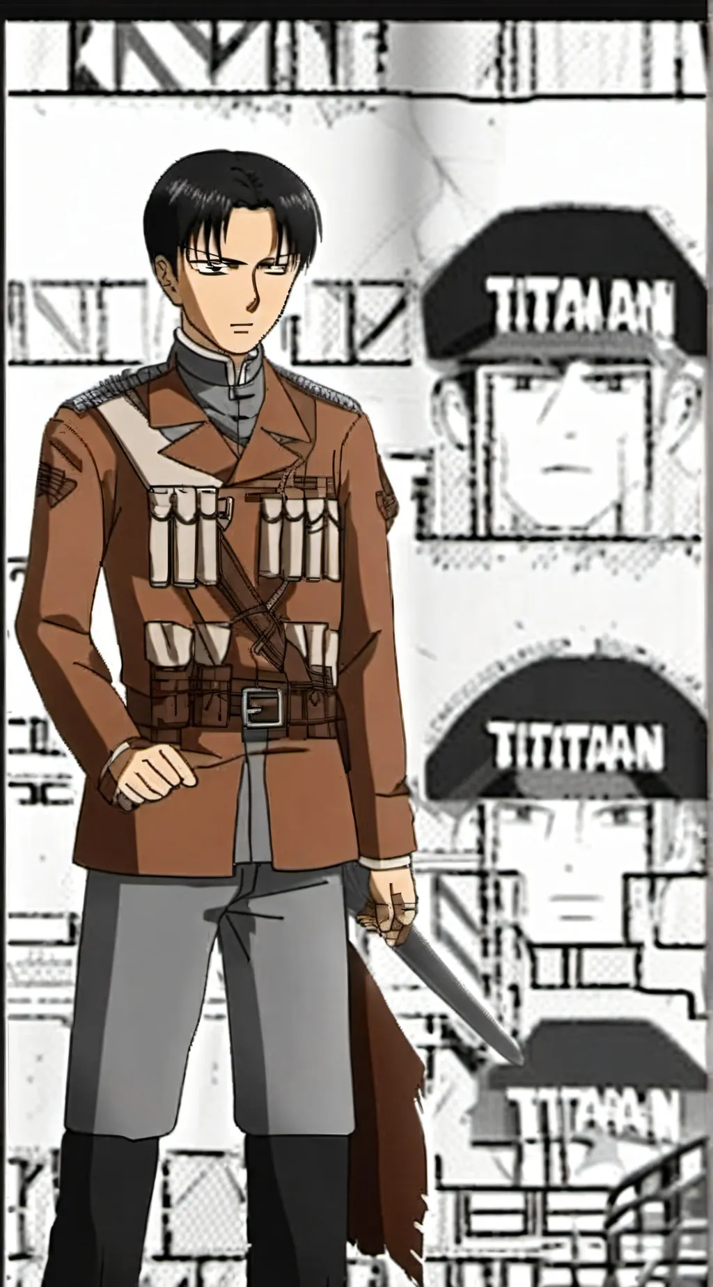 ai character: levi ackerman background